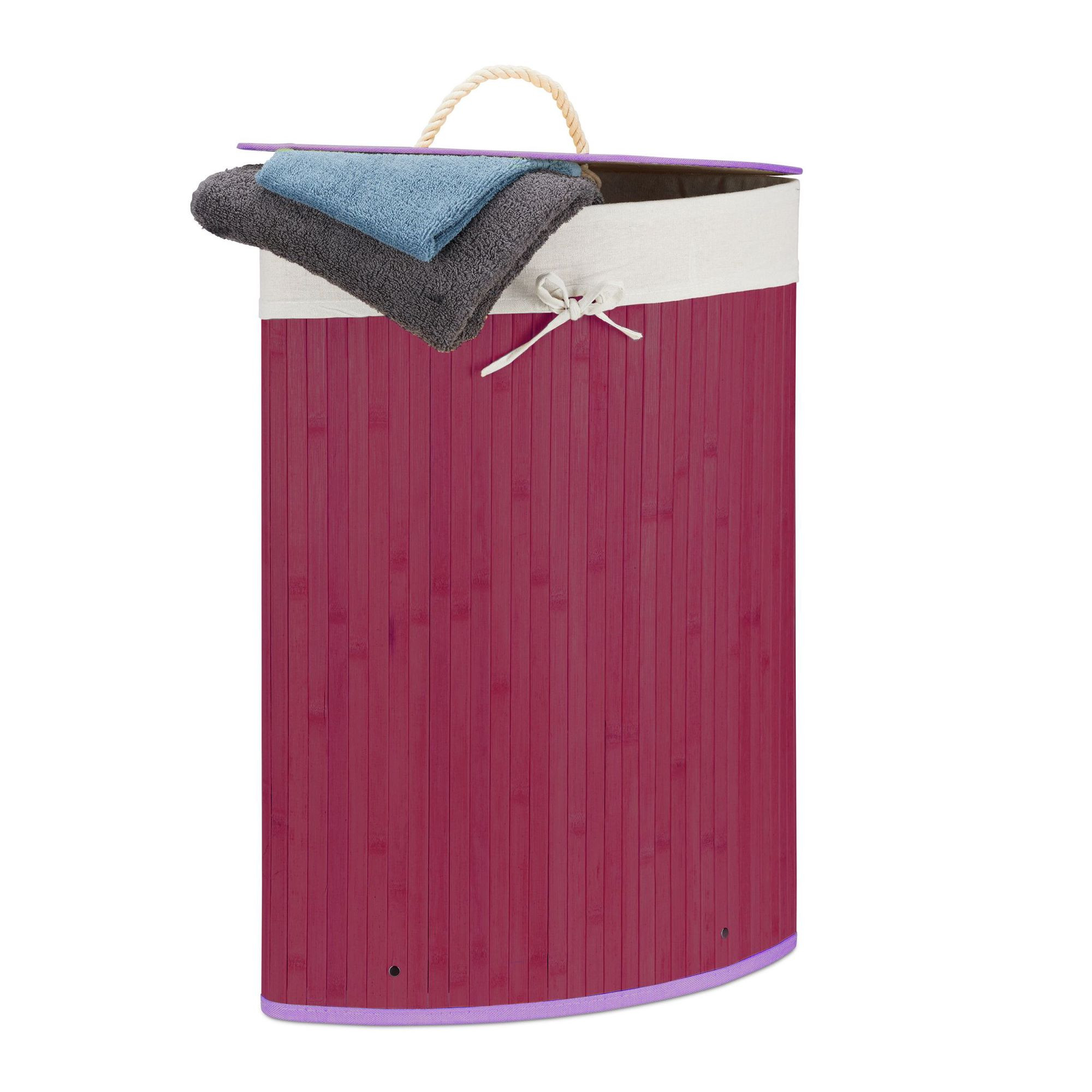 Wasmand hoek bamboe