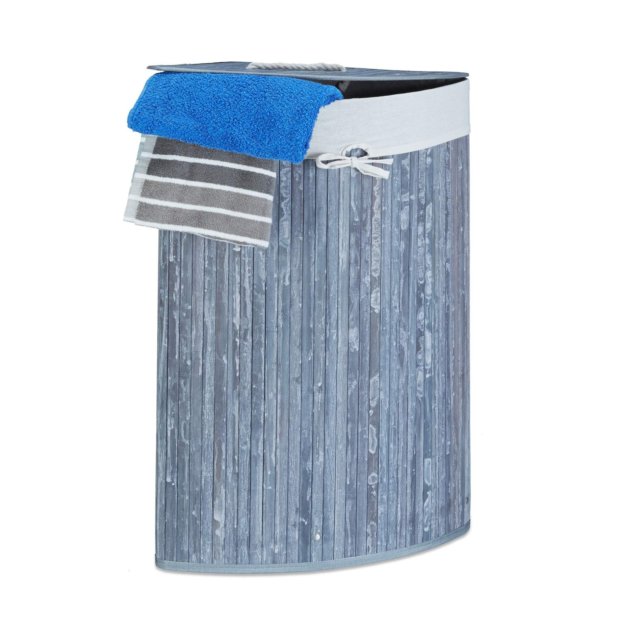 Wasmand hoek bamboe