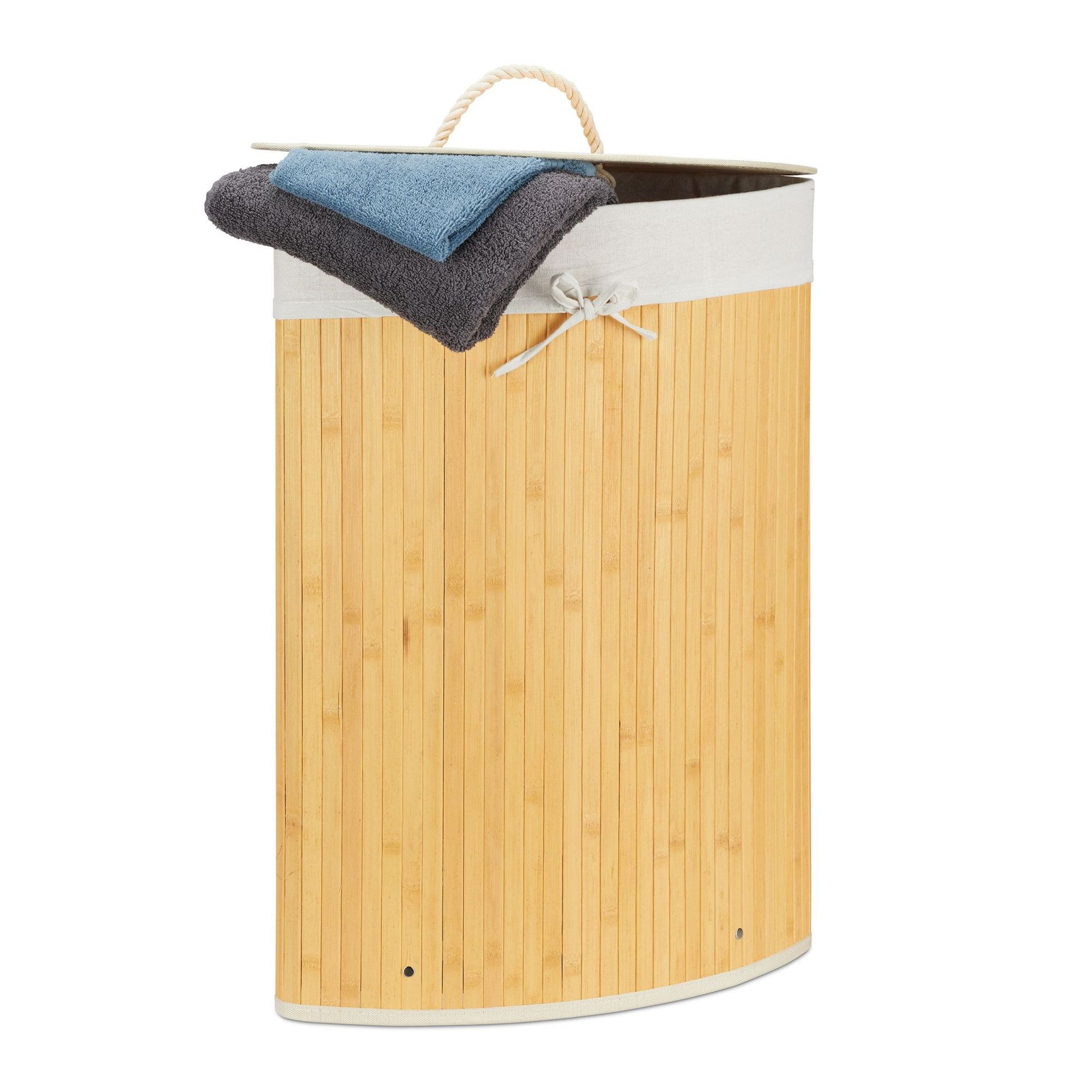 Wasmand hoek bamboe
