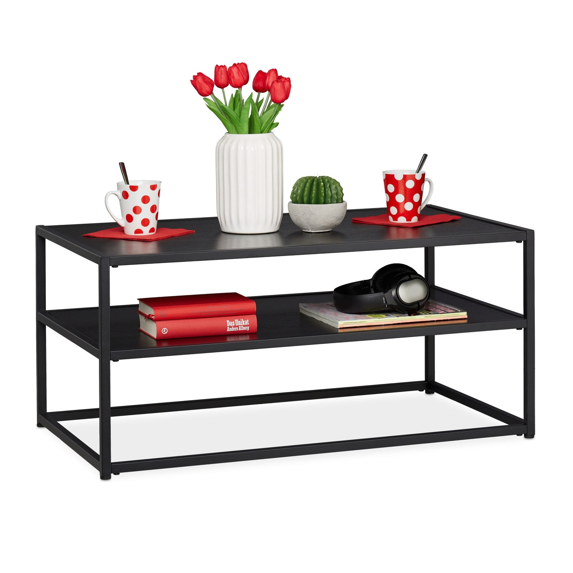 mesa de centro negra