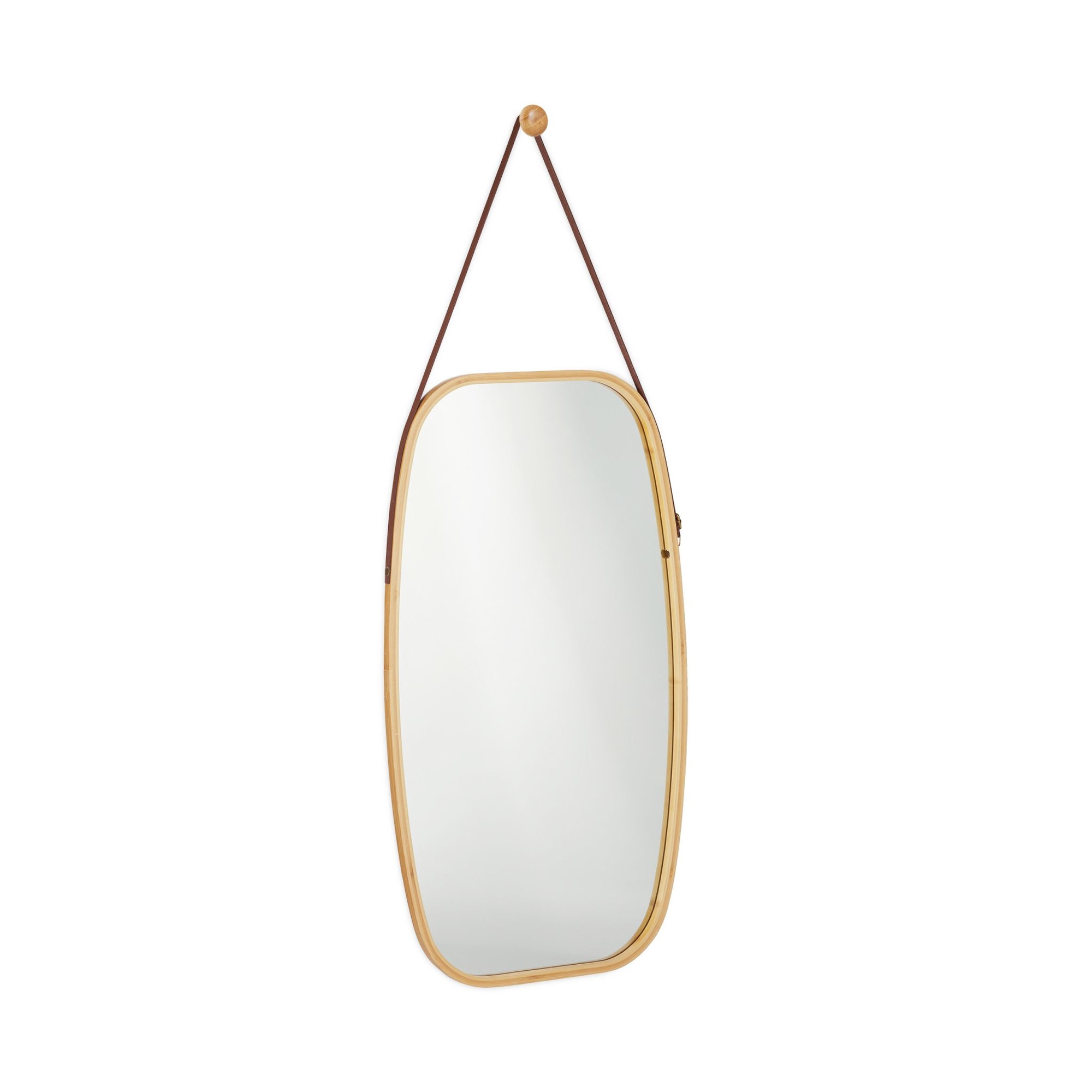 Miroir ovale avec sangle