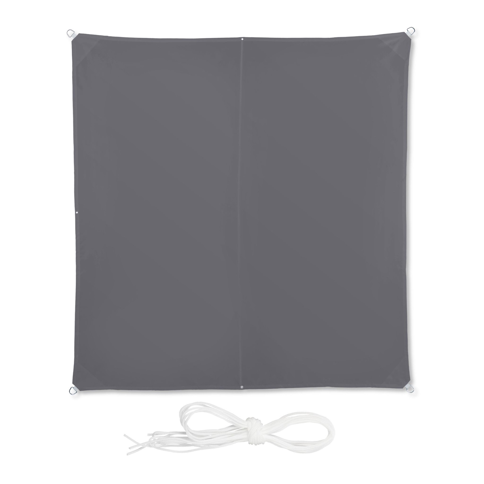 Vela de sol cuadrada gris