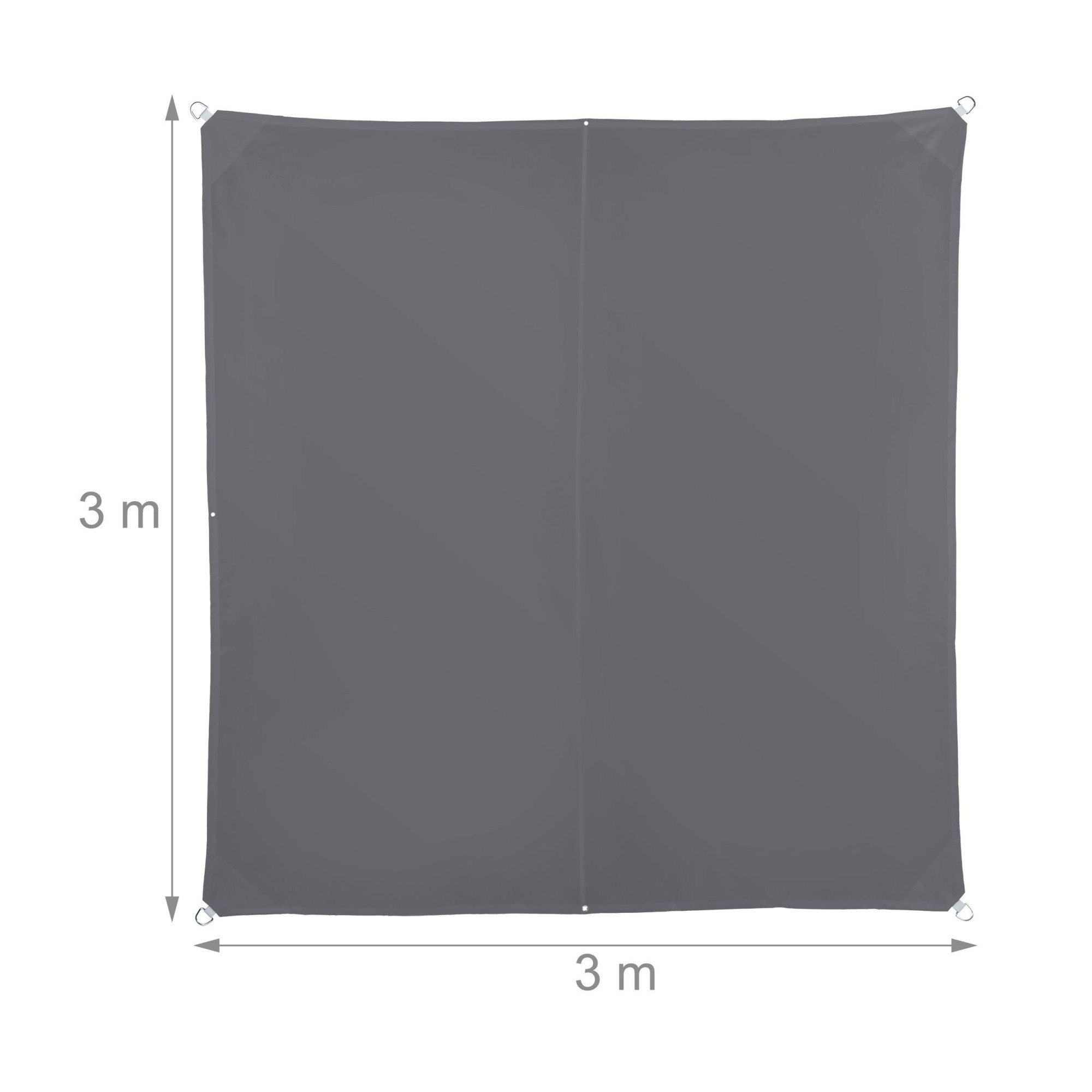 Sun sail square gray