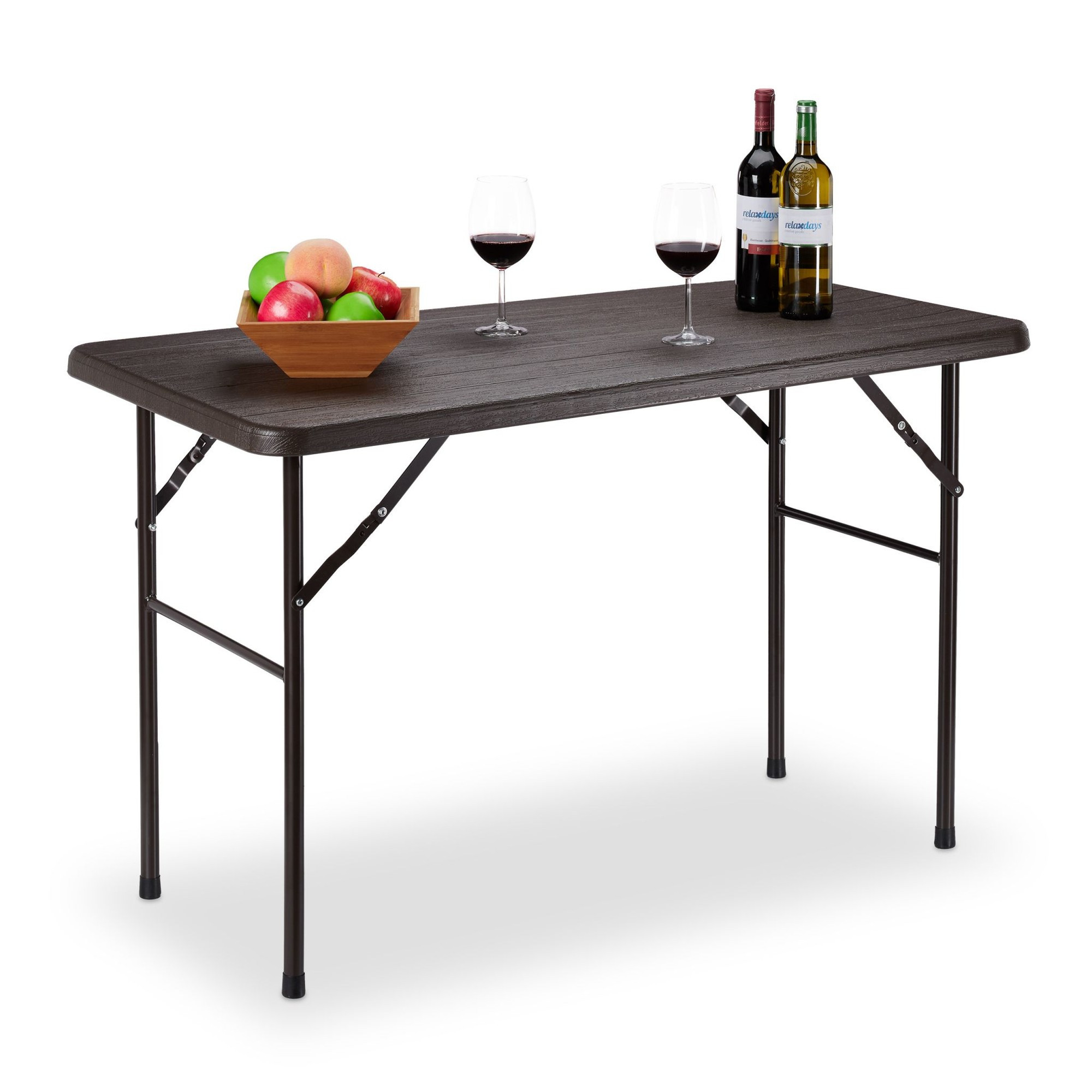 Table de jardin carrée en bois