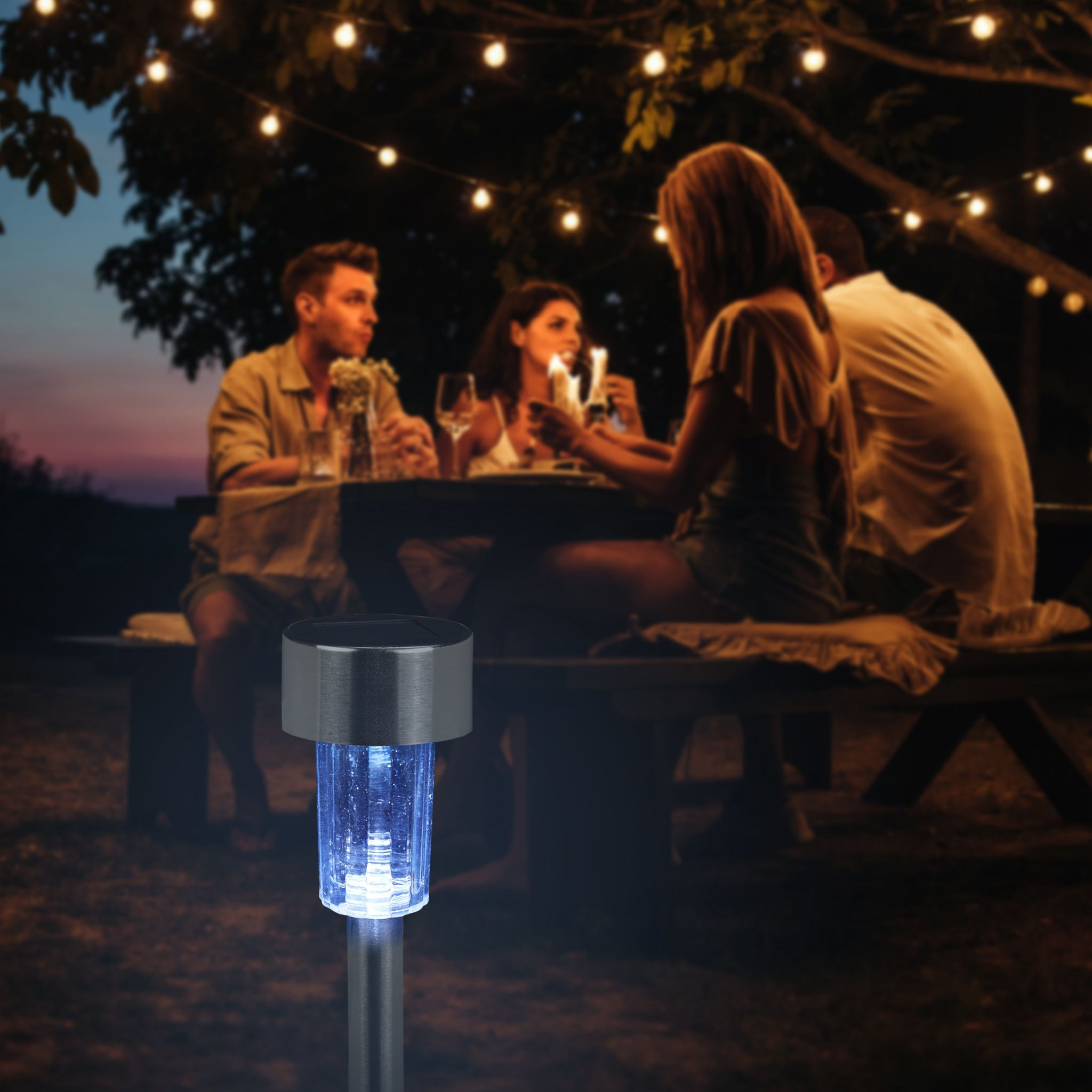 10er-Pack Solarlampen