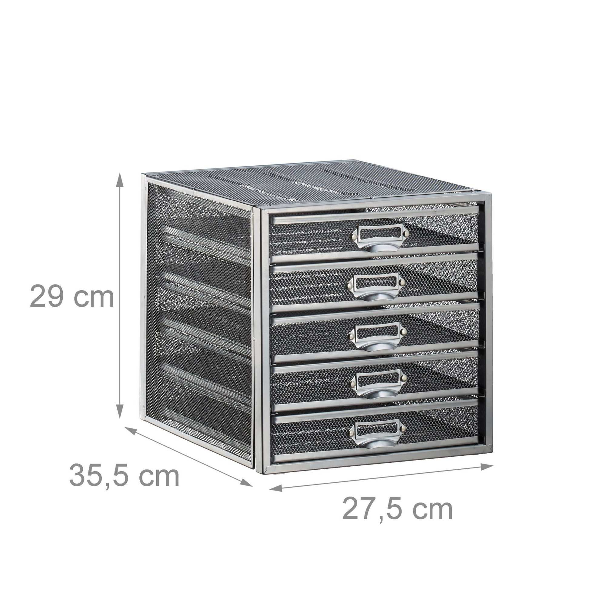 Desk storage A4 with 5 drawers