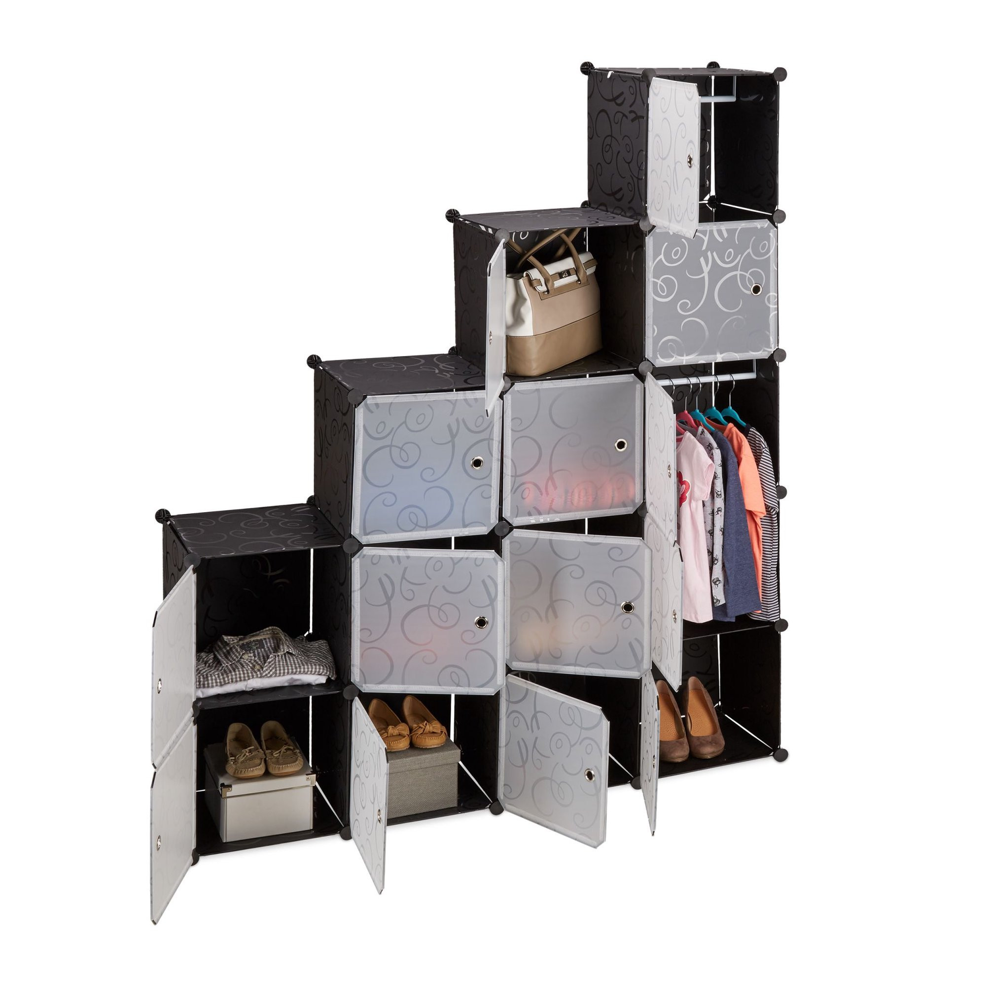 Armoire à étagères 11 compartiments
