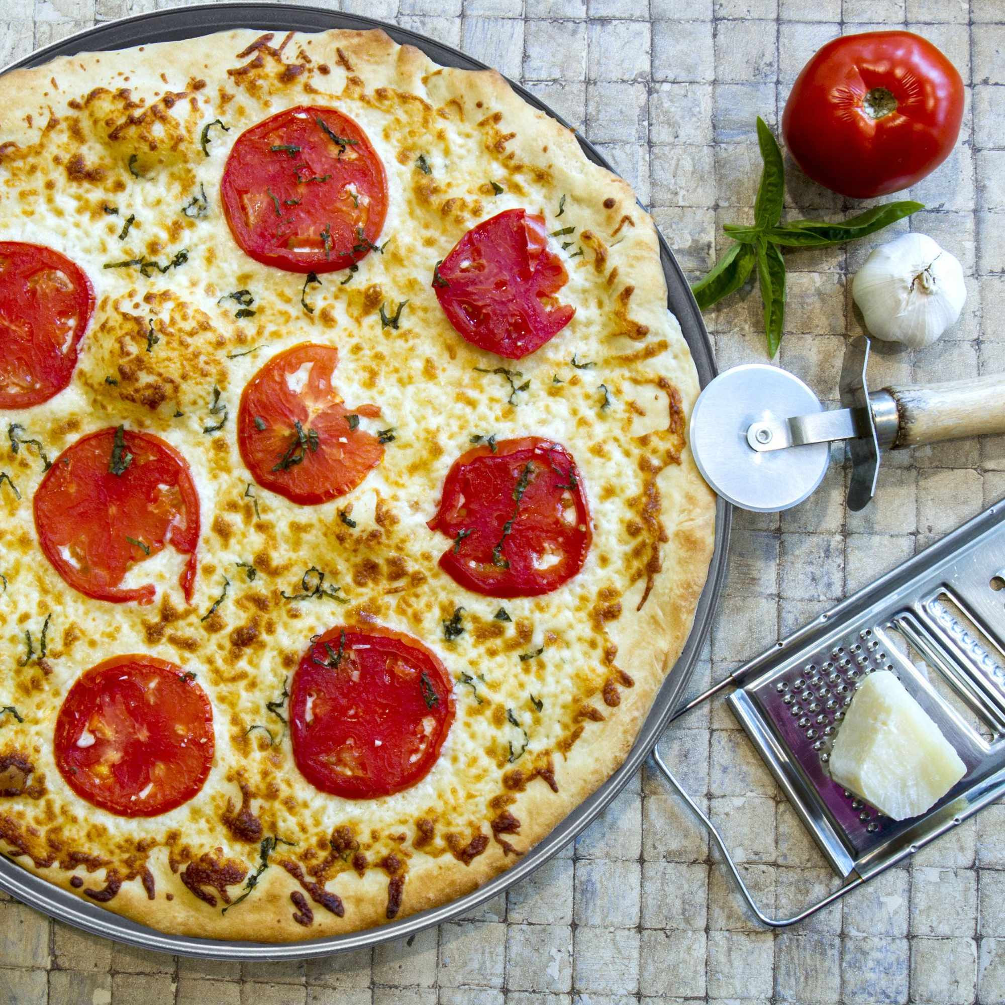 Pizzabord geperforeerd set