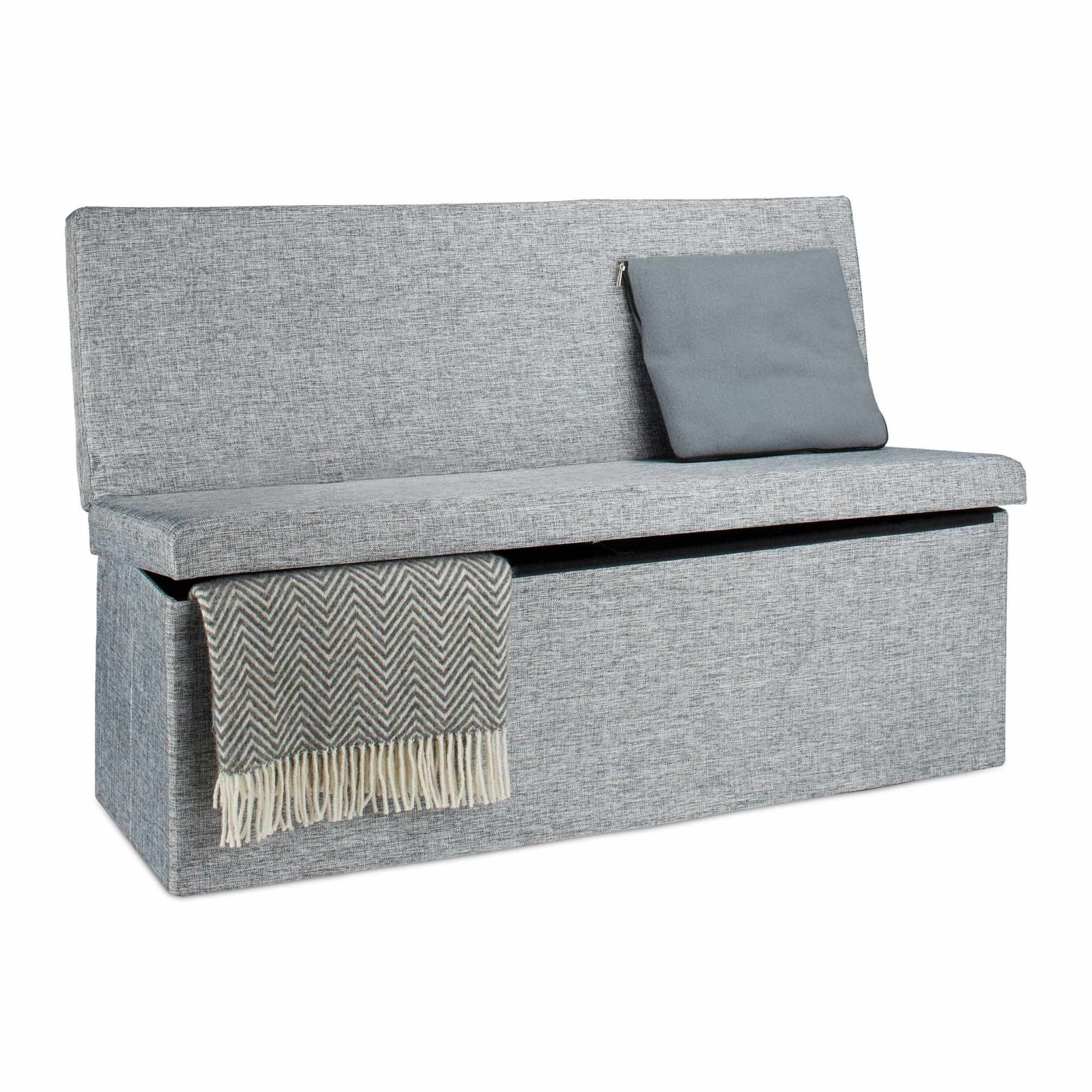 Folding stool with backrest XL