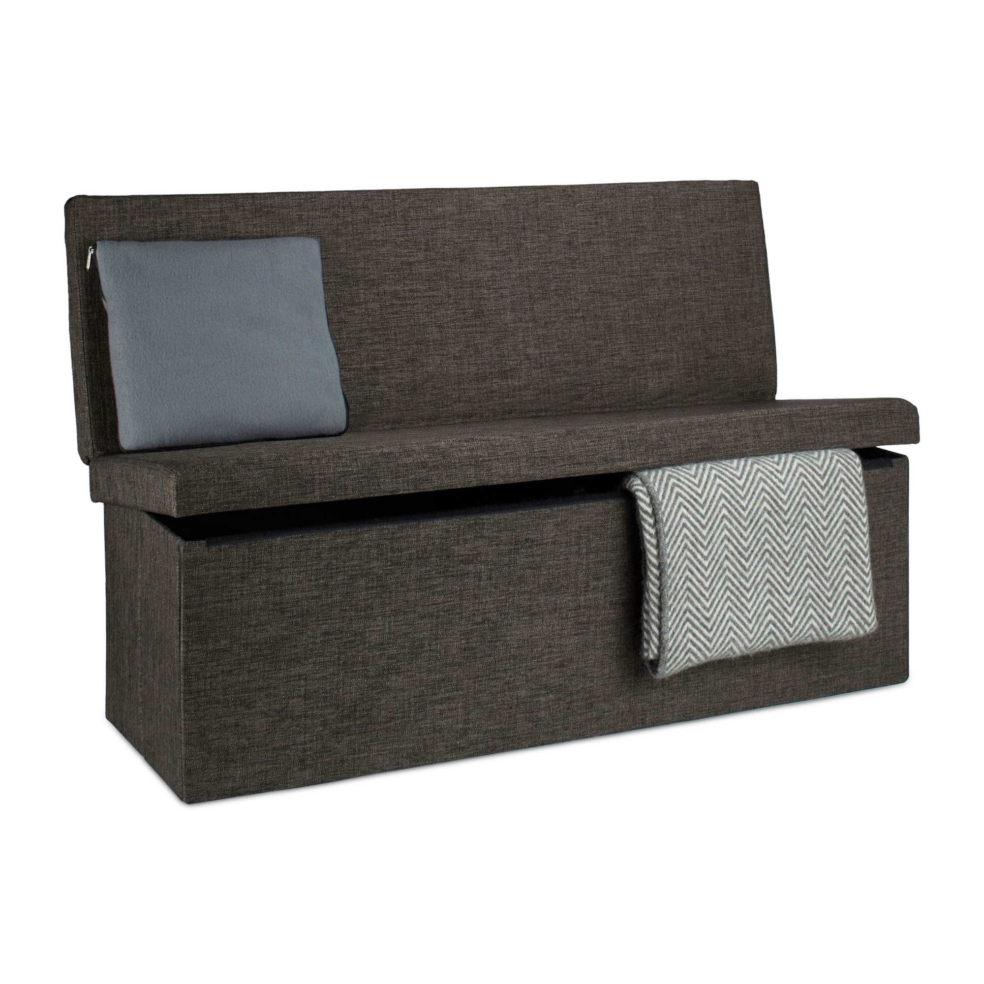 Folding stool with backrest XL