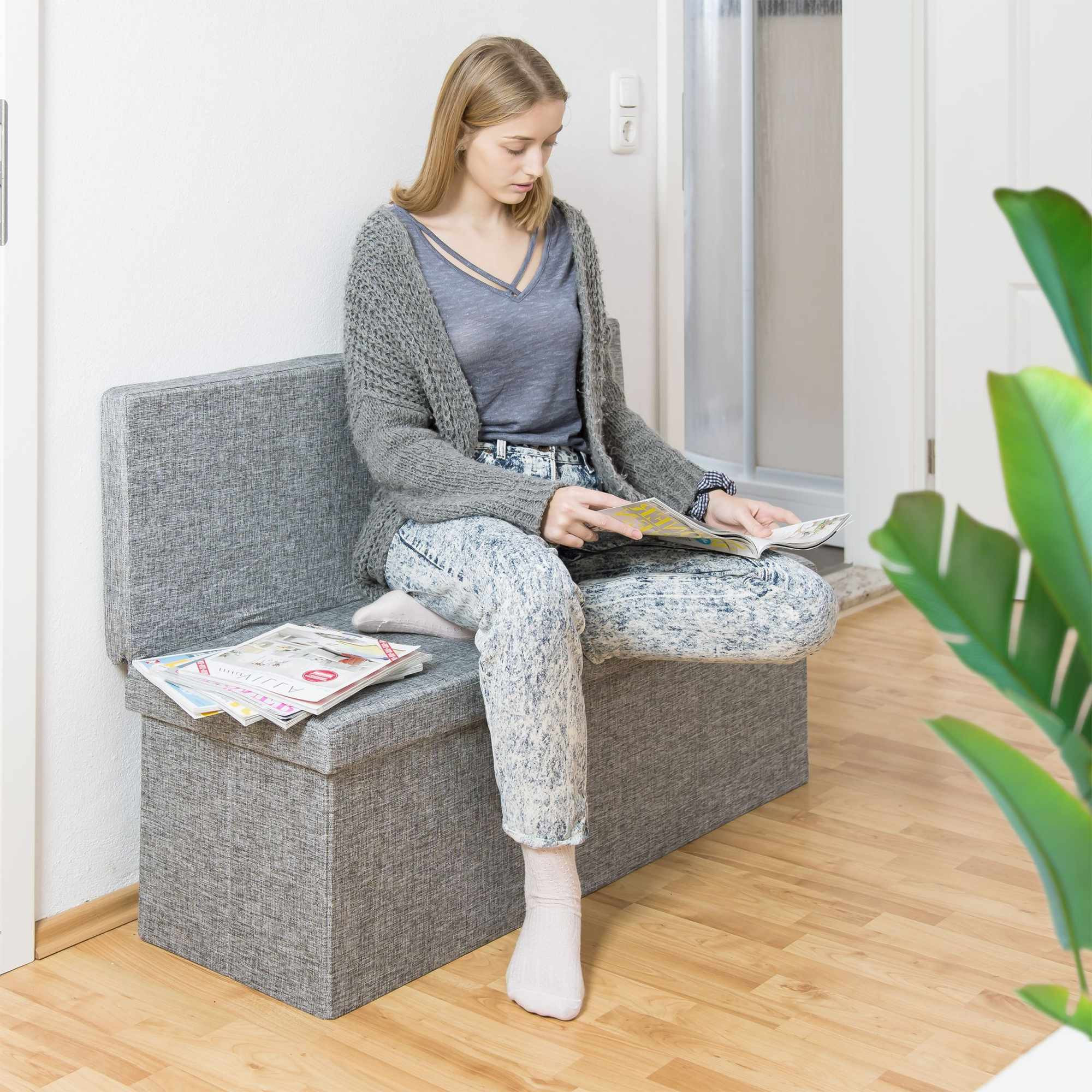 Tabouret pliant avec dossier XL
