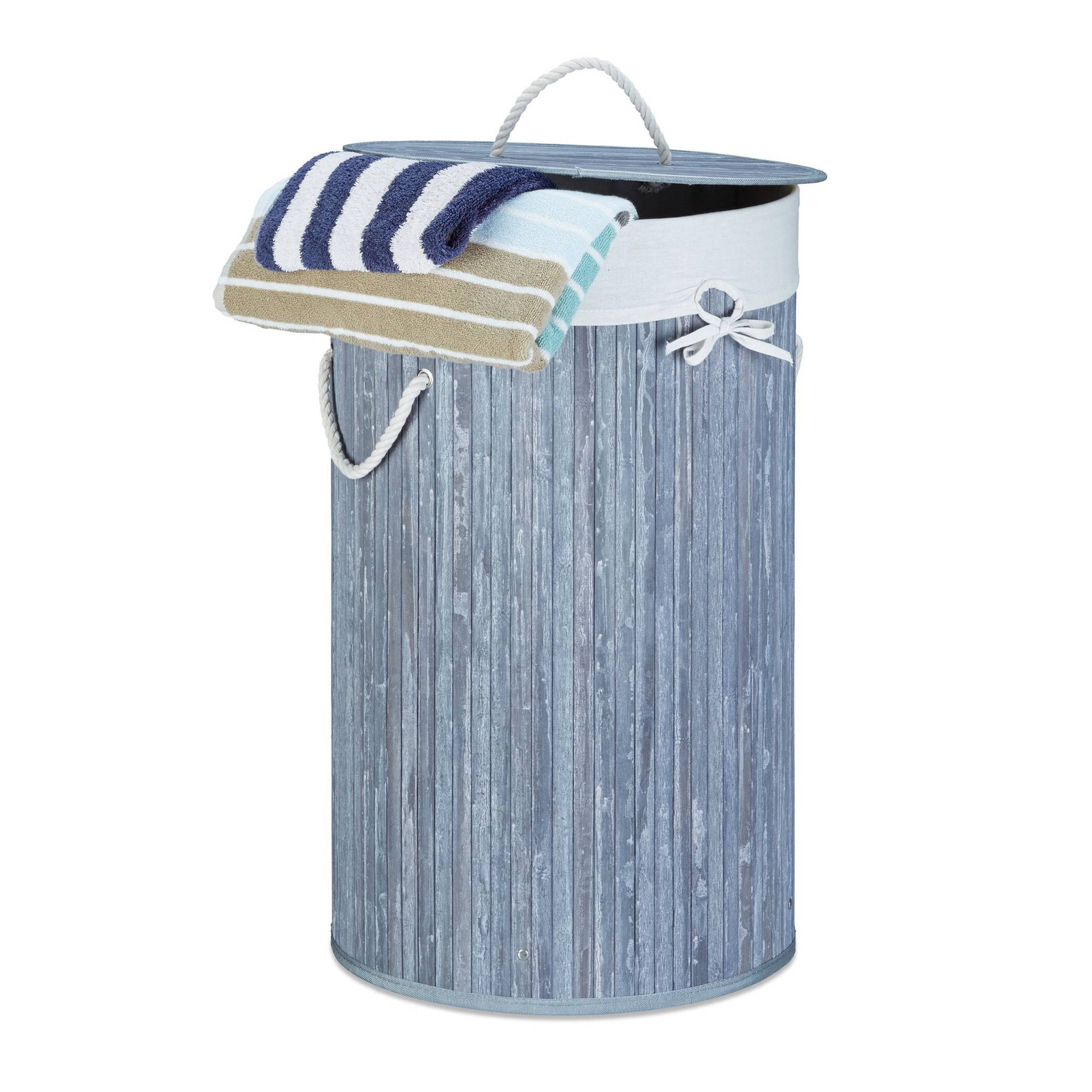 Wasmand bamboe rond