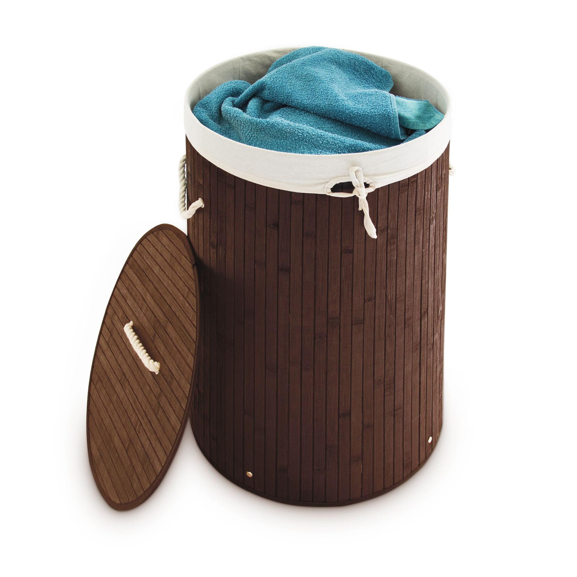 Wasmand bamboe rond