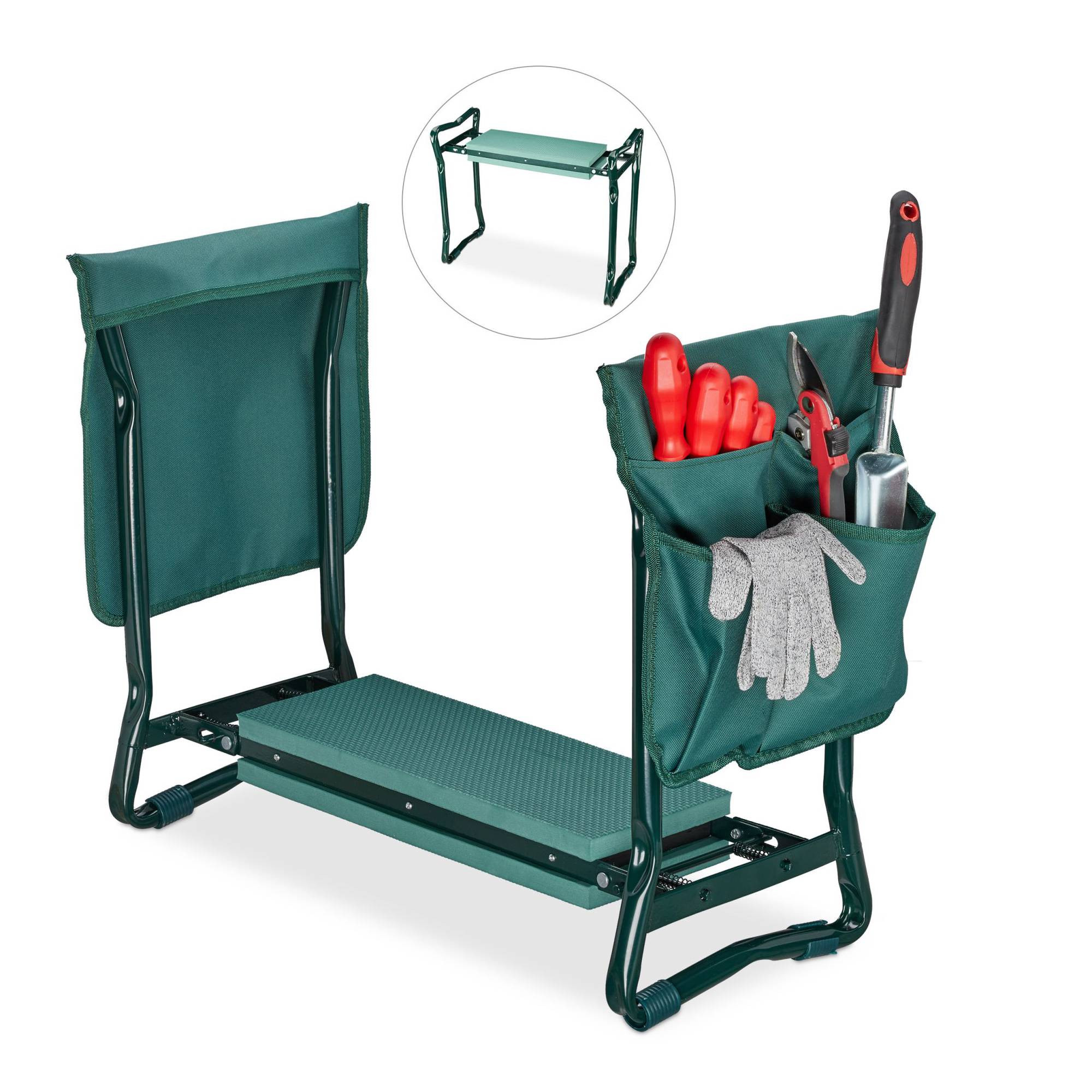 Garden stool with storage