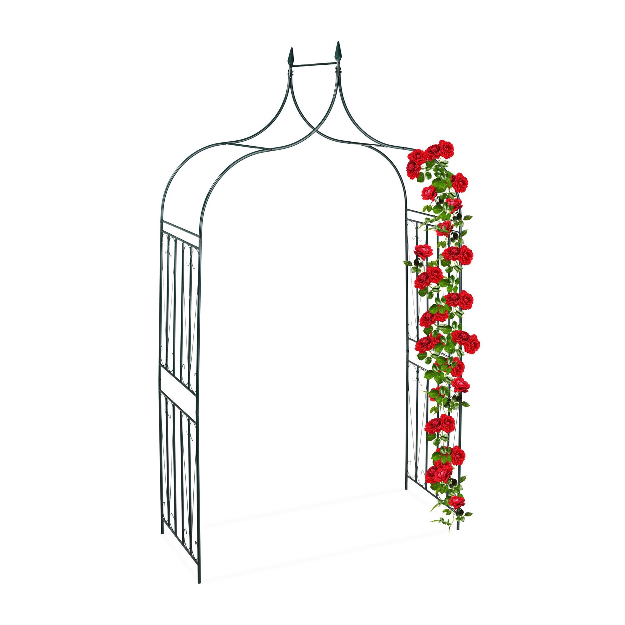 Arche de roses avec décor
