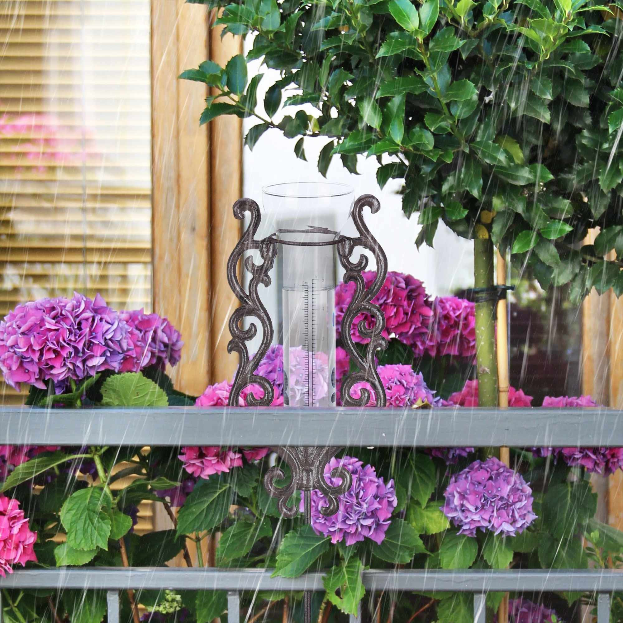 Rain gauge vintage design