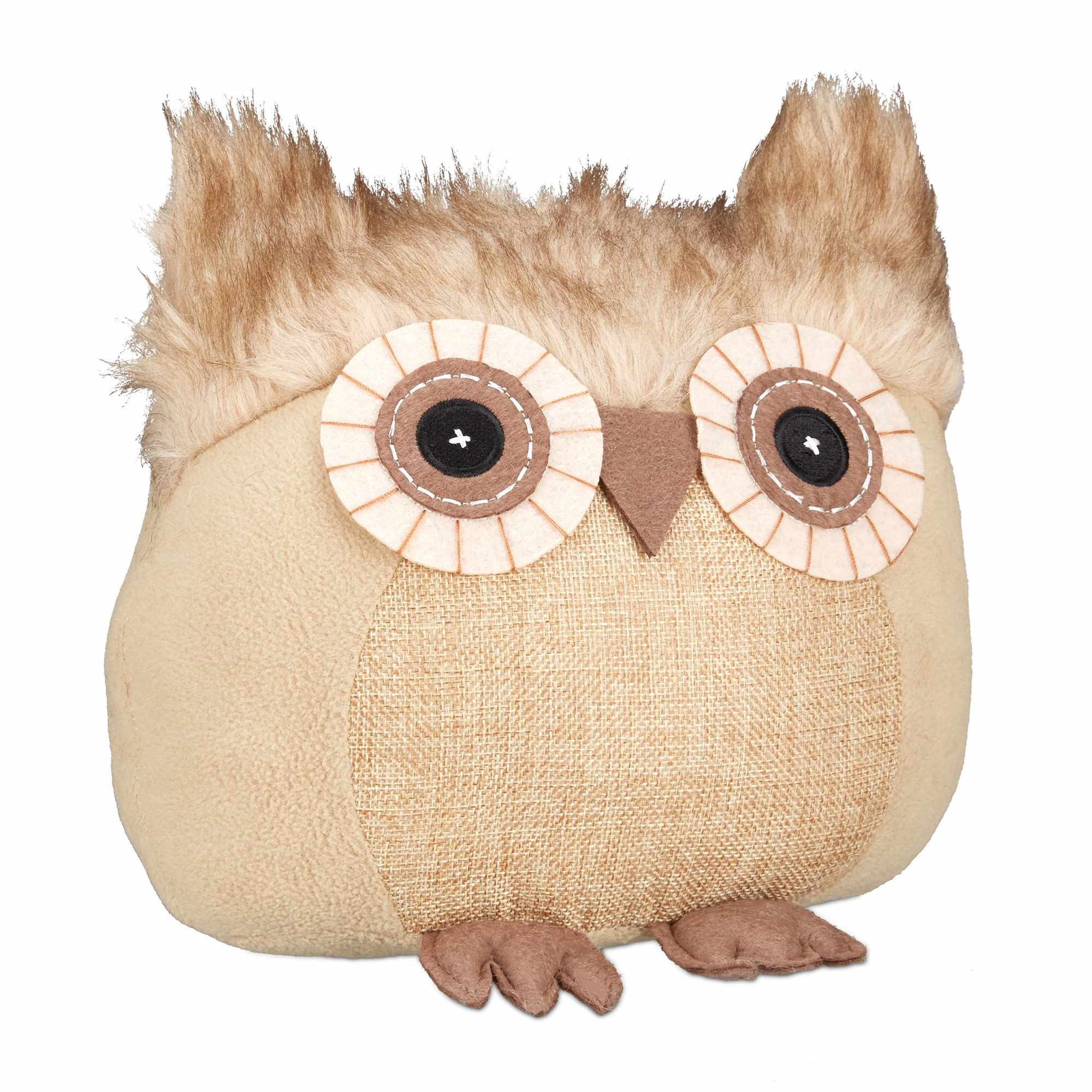 Deurstopper Uil bruin