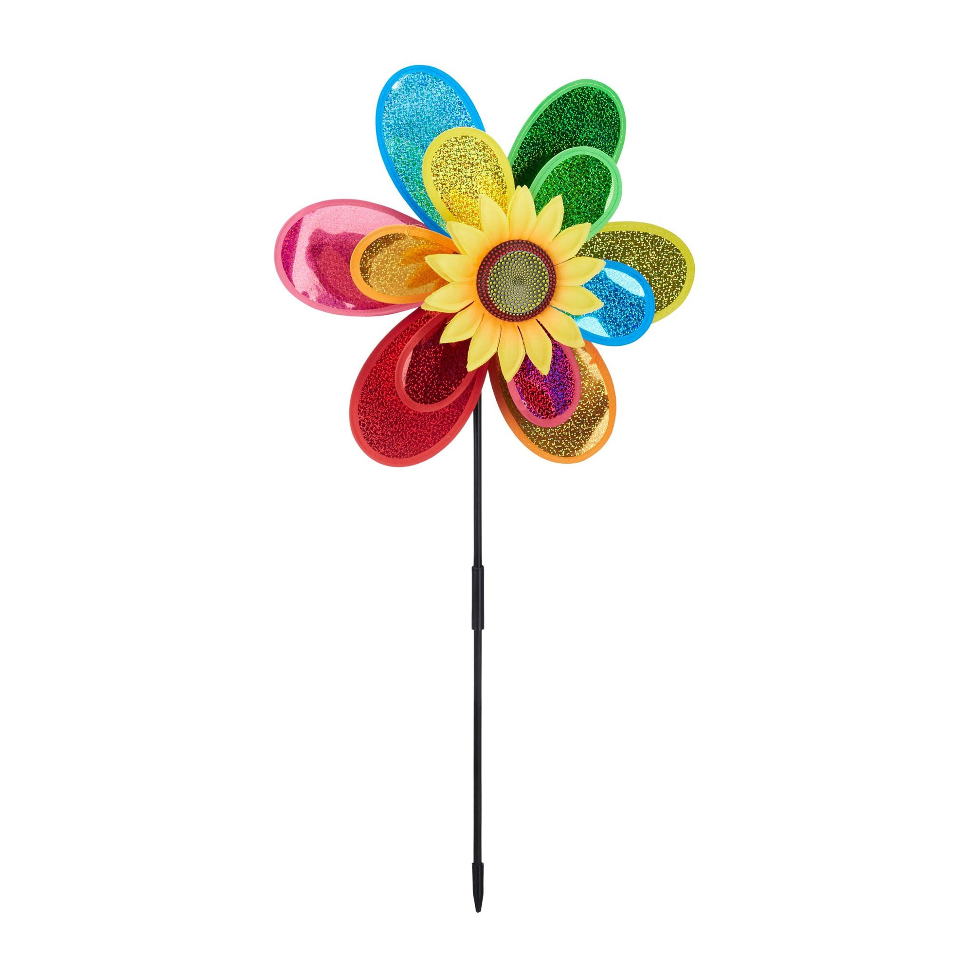 Fleur balayée par le vent