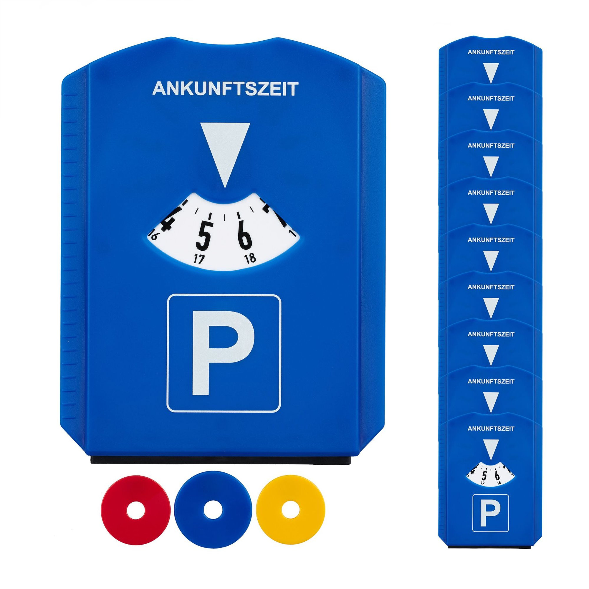 10er Pack Parkscheiben mit Eiskratzer
