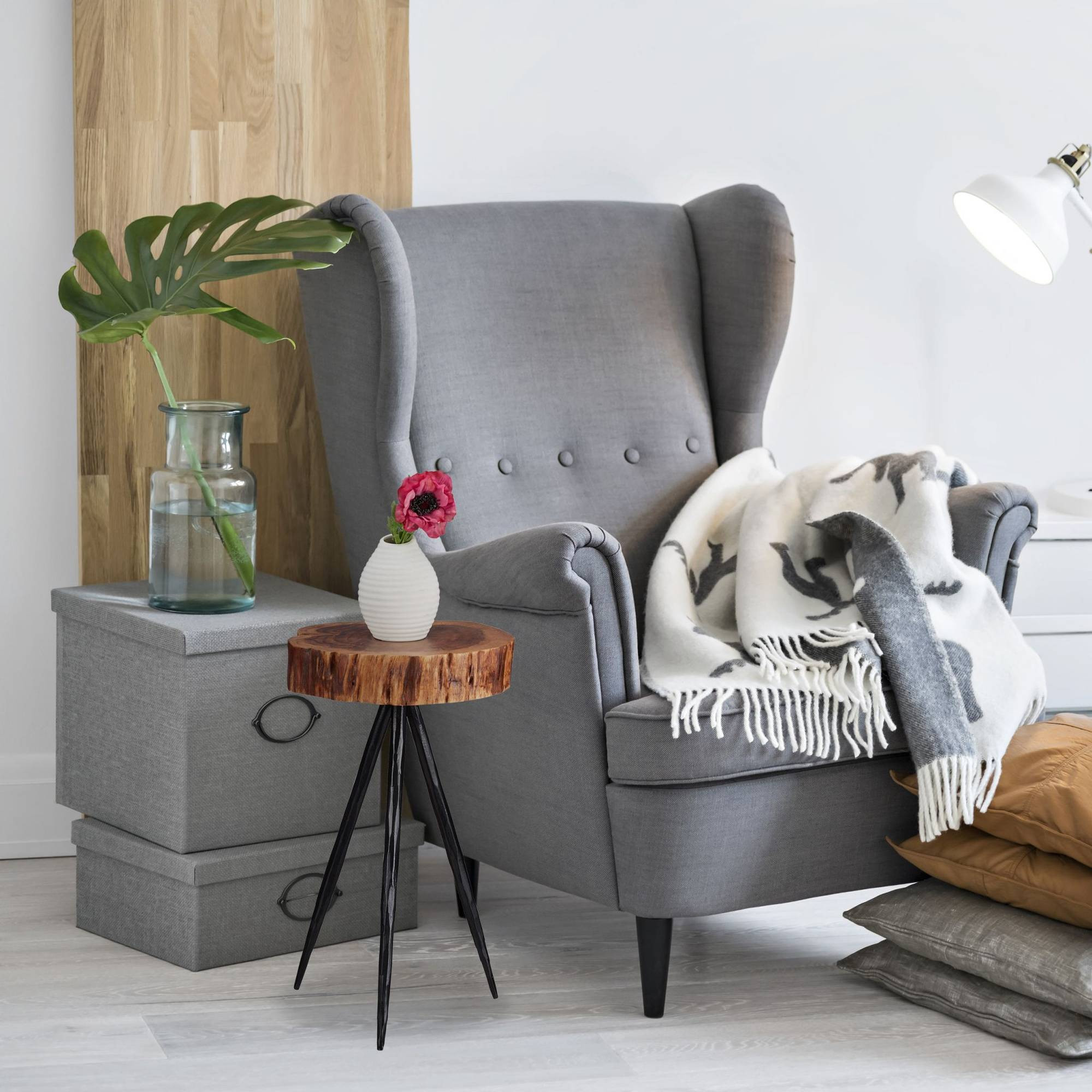 Table d'appoint design en bois Comptoir