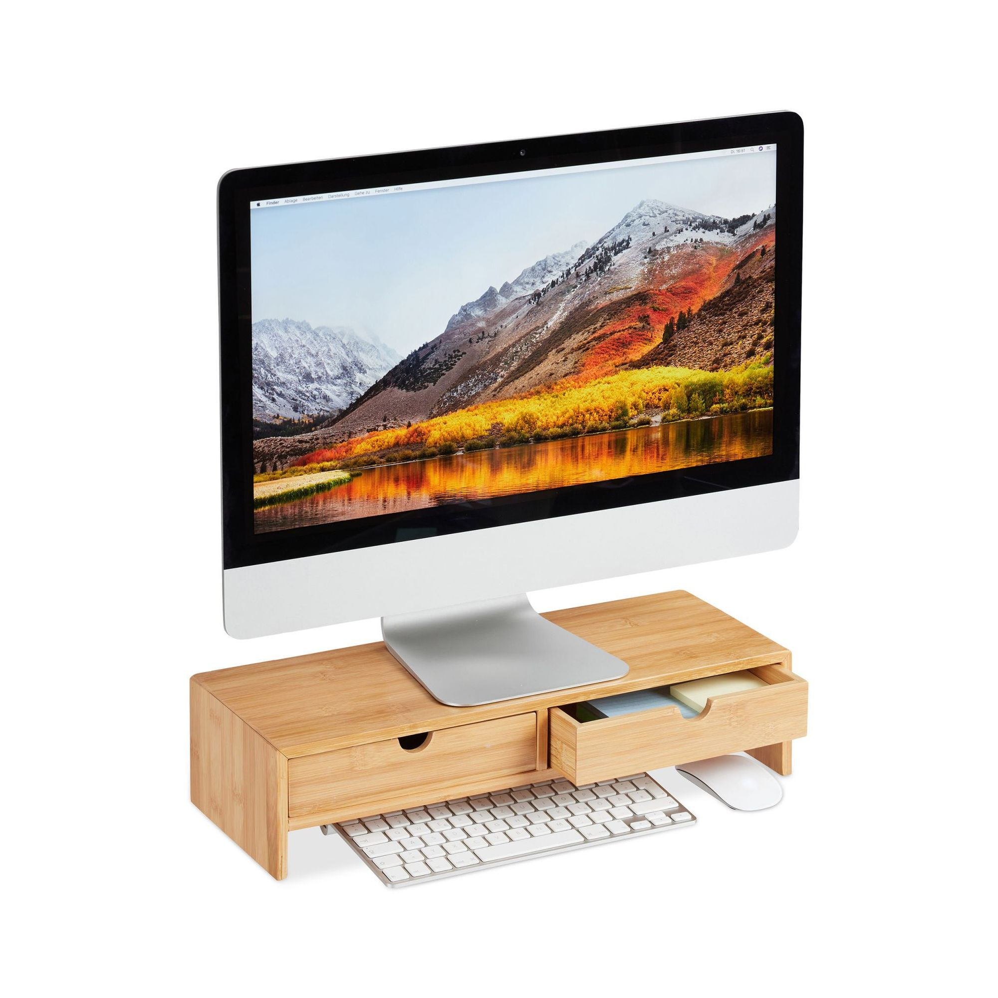 Support d'écran et rangement de bureau