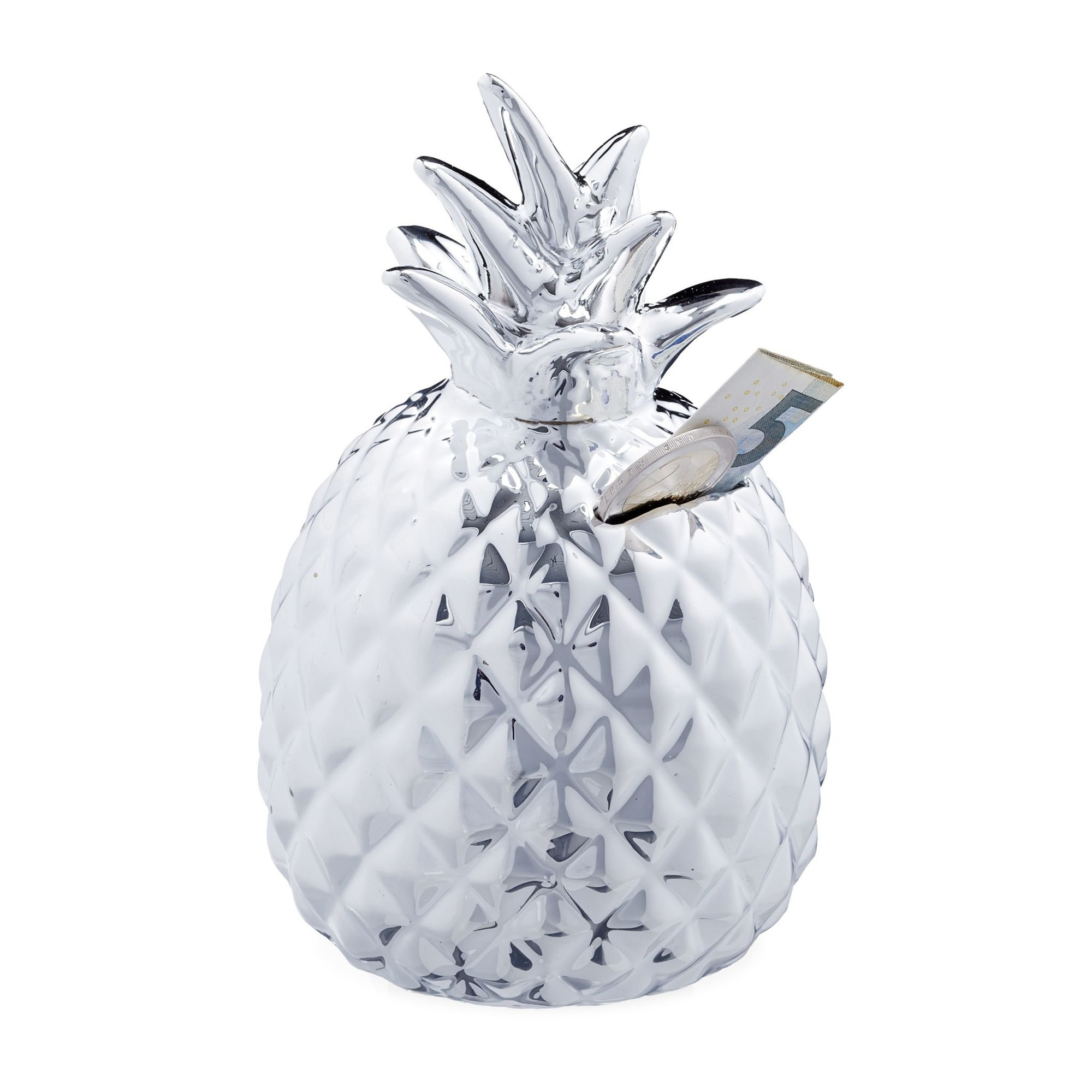 Hucha Piña en plata