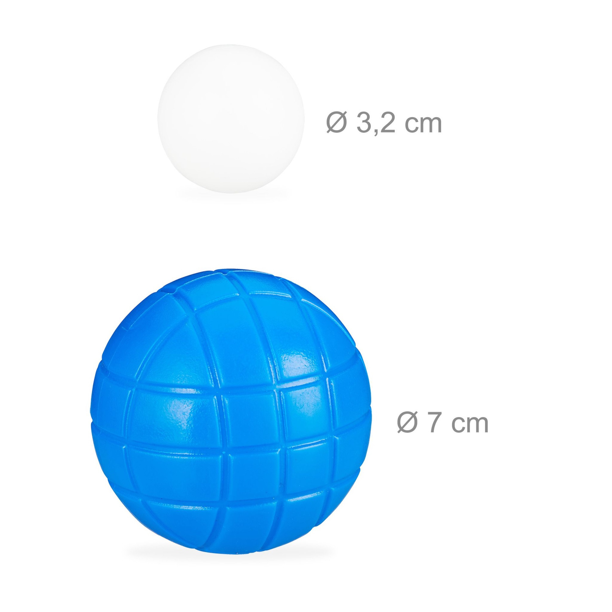 Jogo de bocha com 6 bolas