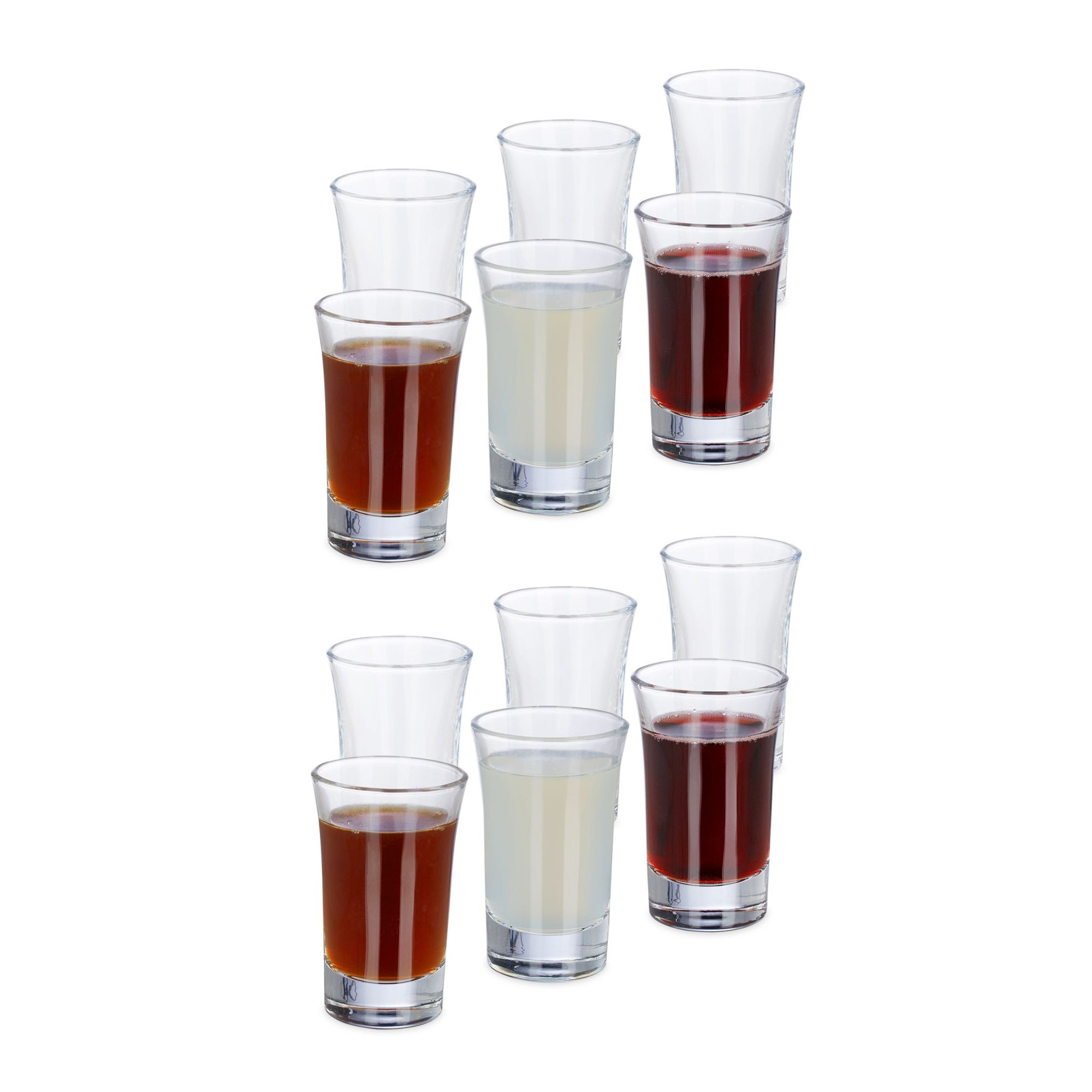 Borrelglas 4cl set van 12