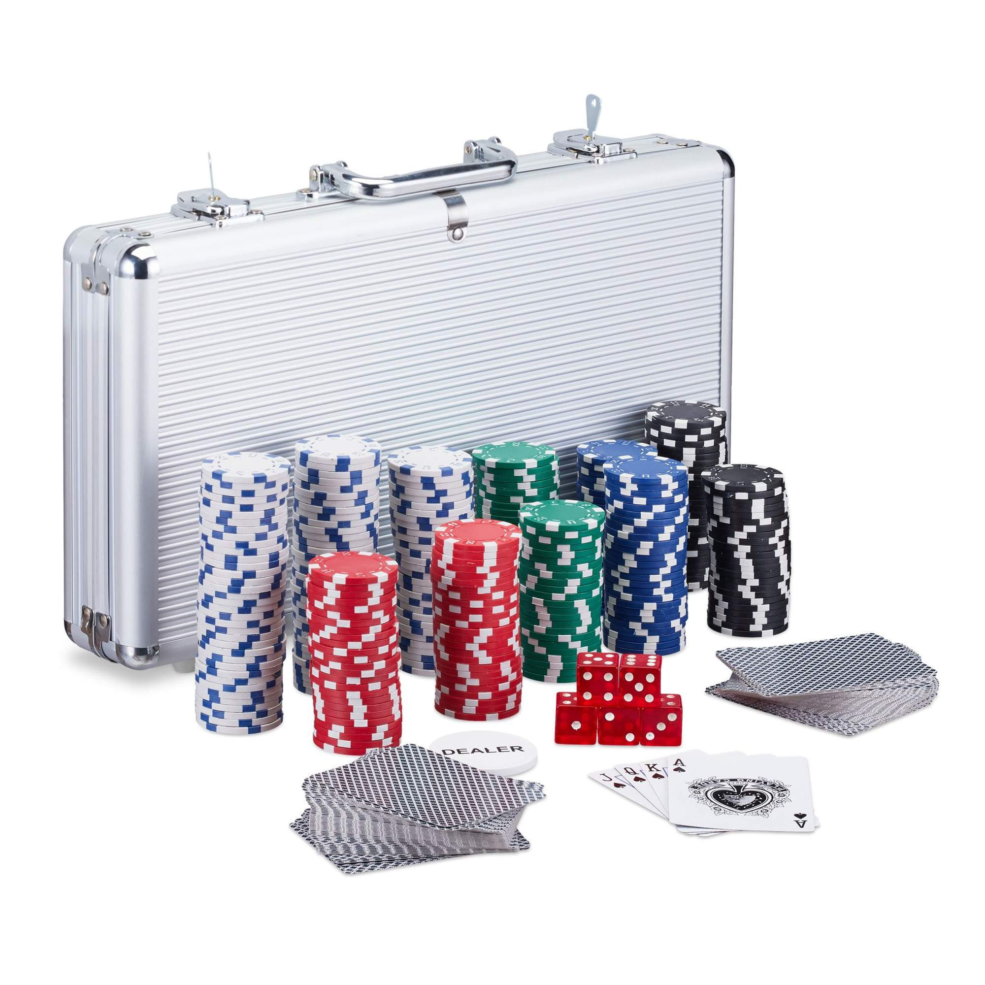 Pokertasche mit 300 Chips
