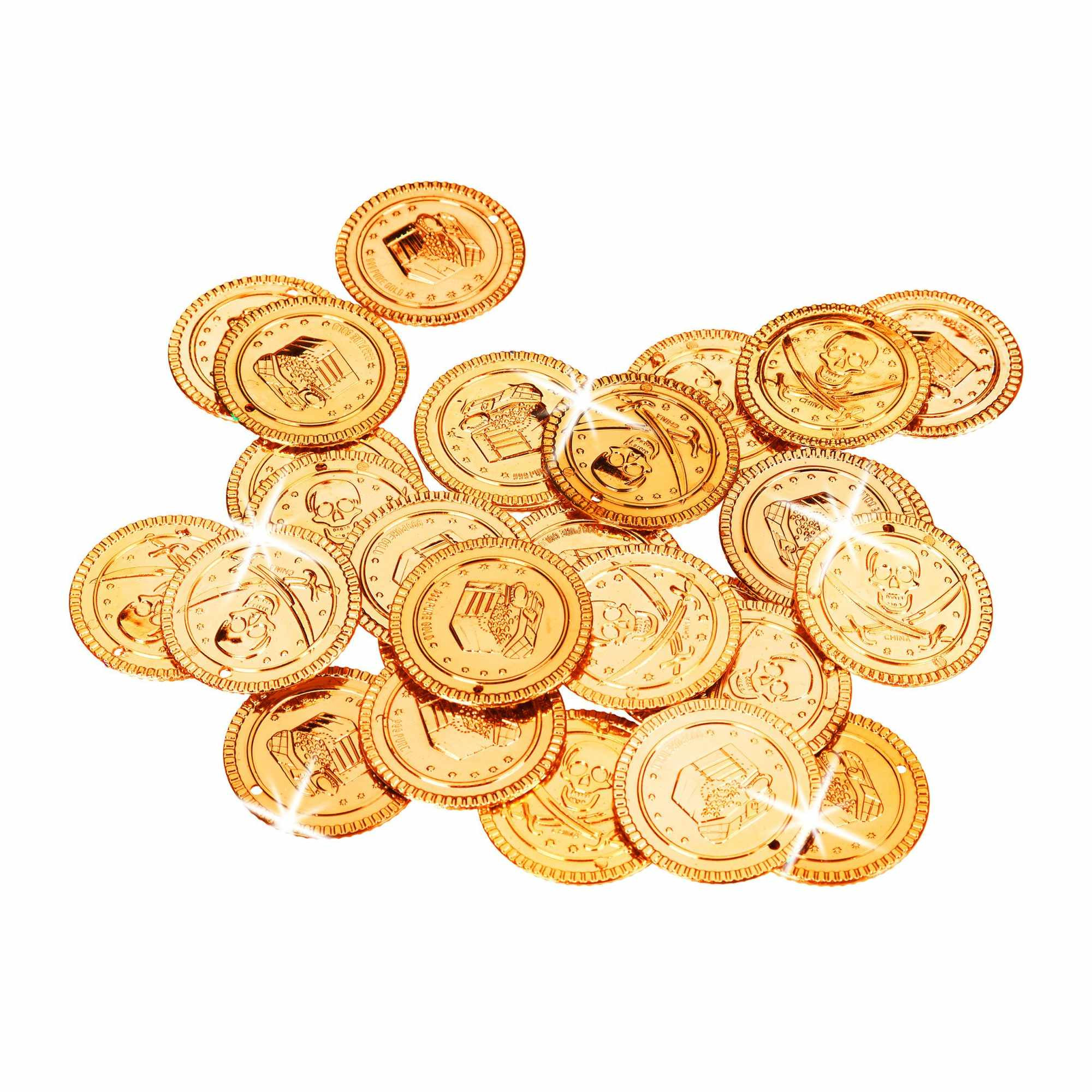 Pirati con monete d'oro