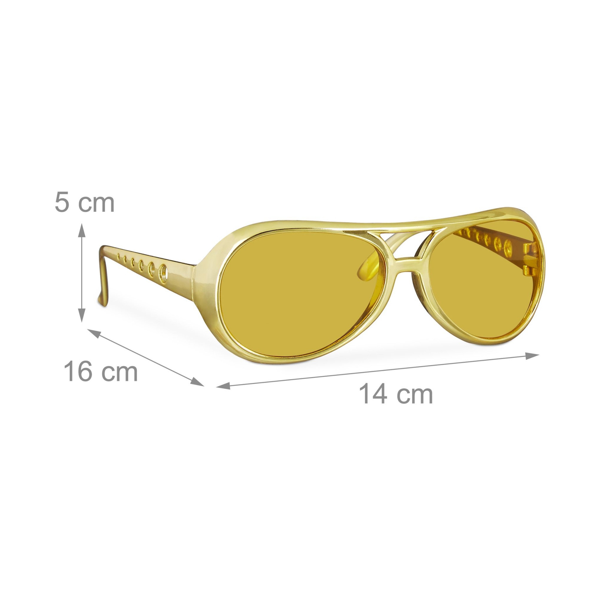 Gafas De Rapero Doradas