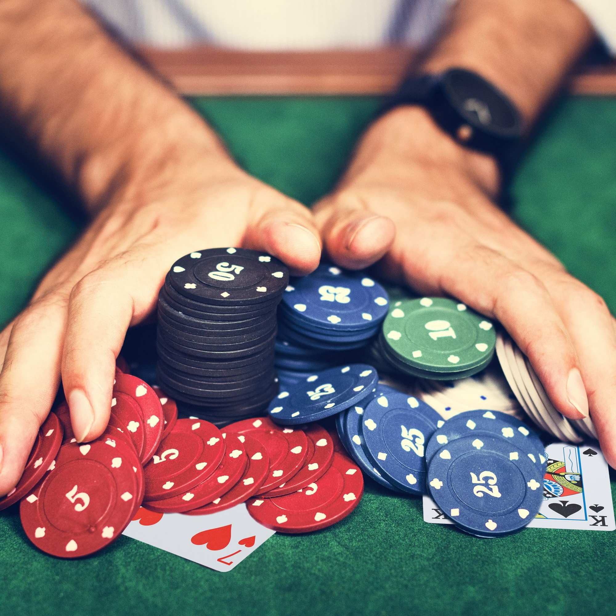 Cartas de póquer de plástico impermeables