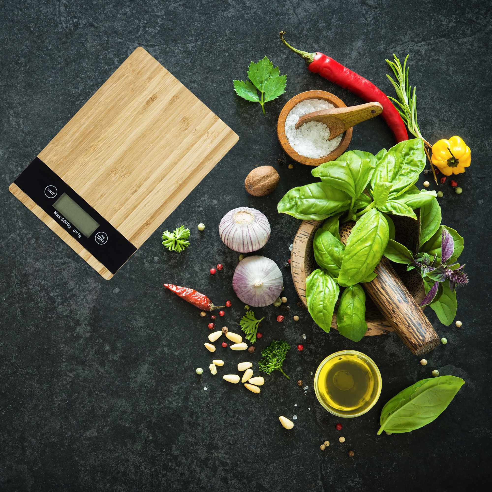 Bilancia da cucina digitale Bambu