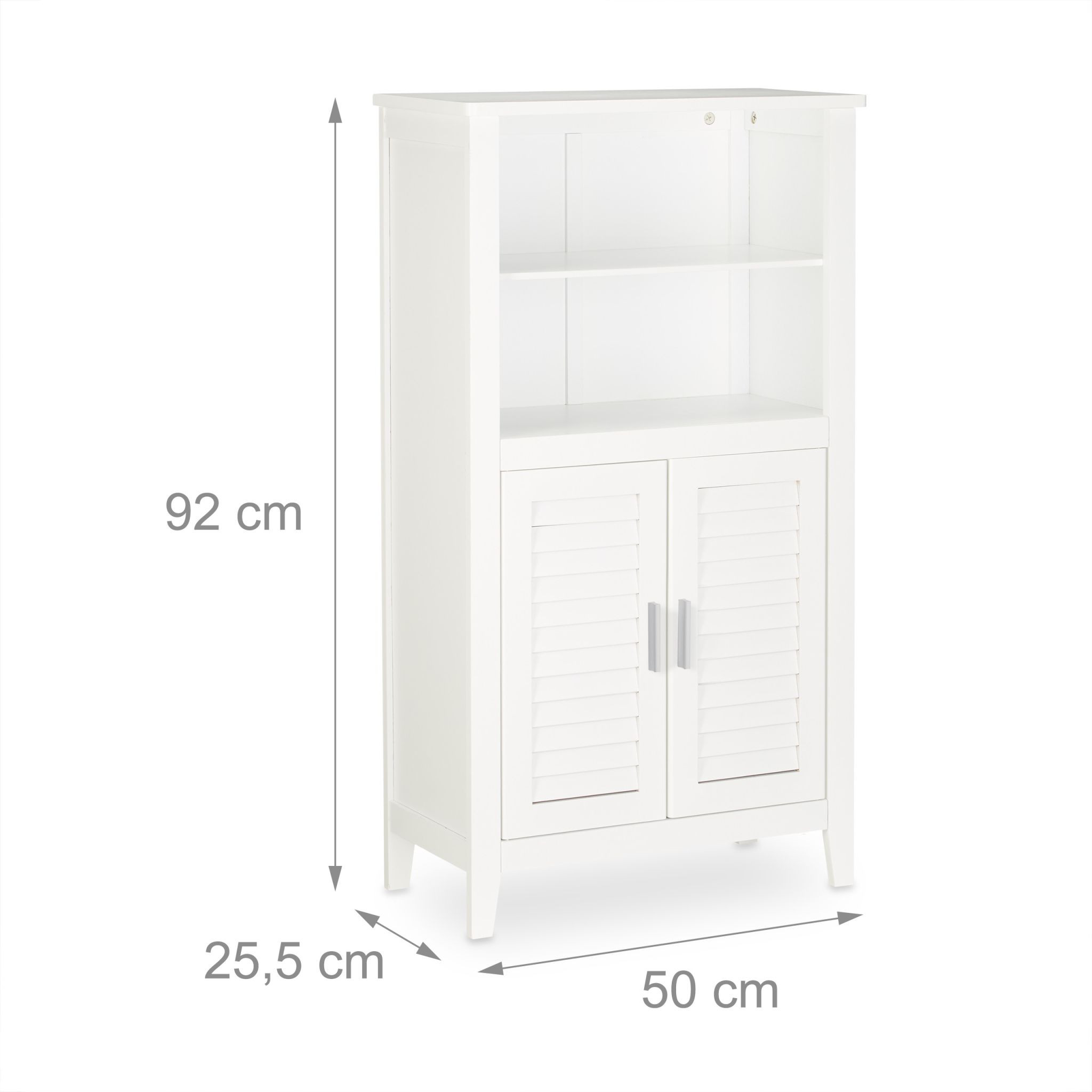Bathroom cabinet white LAMELL