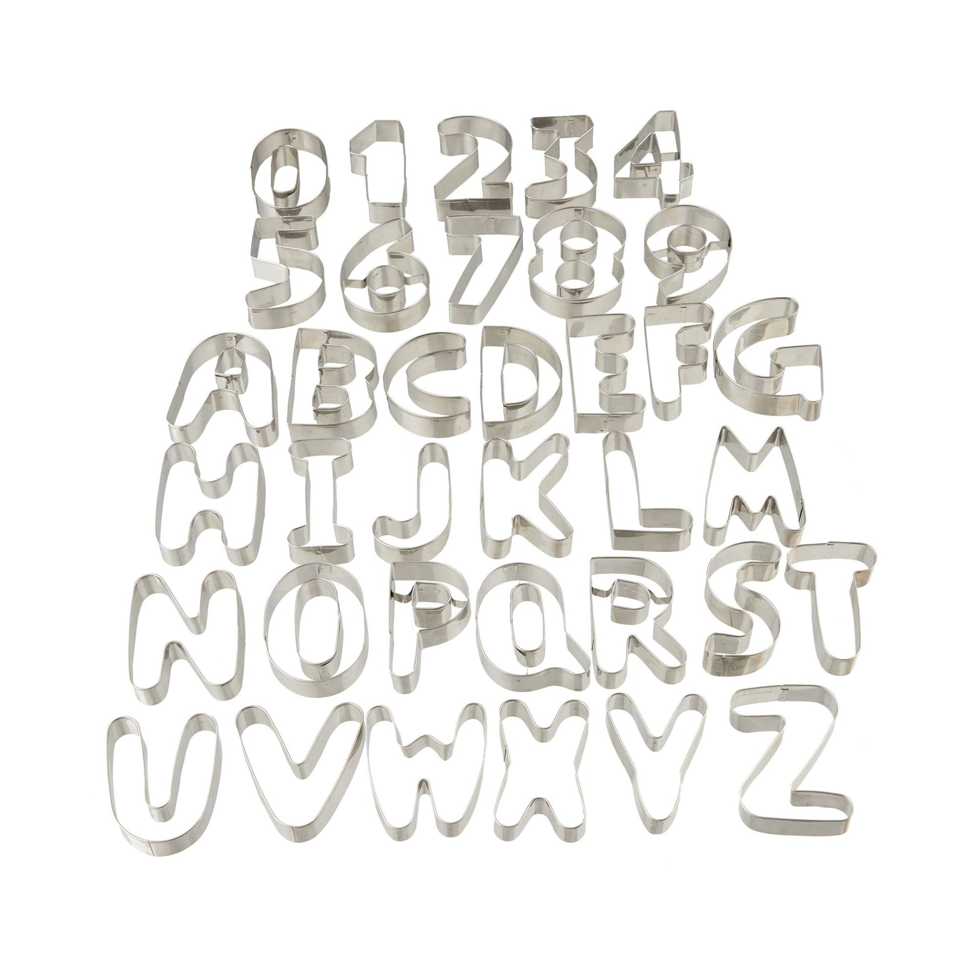Lettere e amp tagliabiscotti numeri