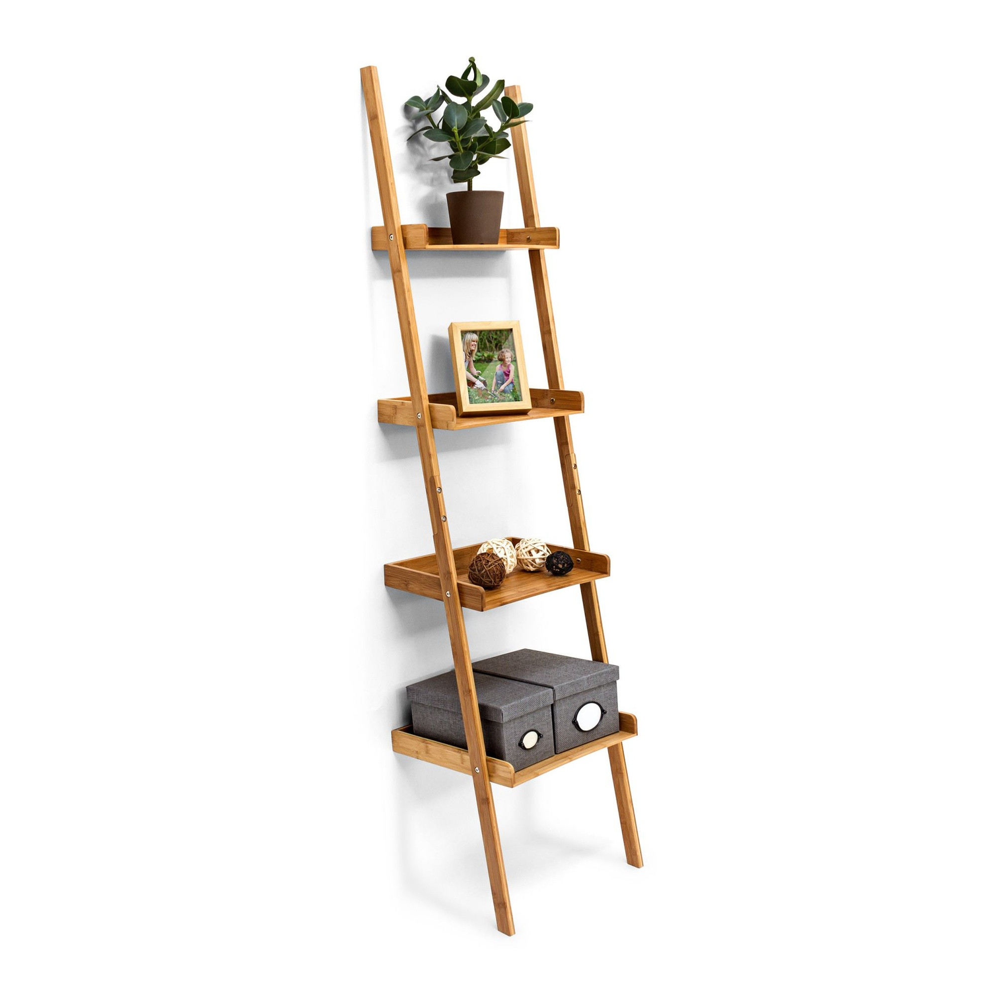 Ladderplank bamboe 4 planken