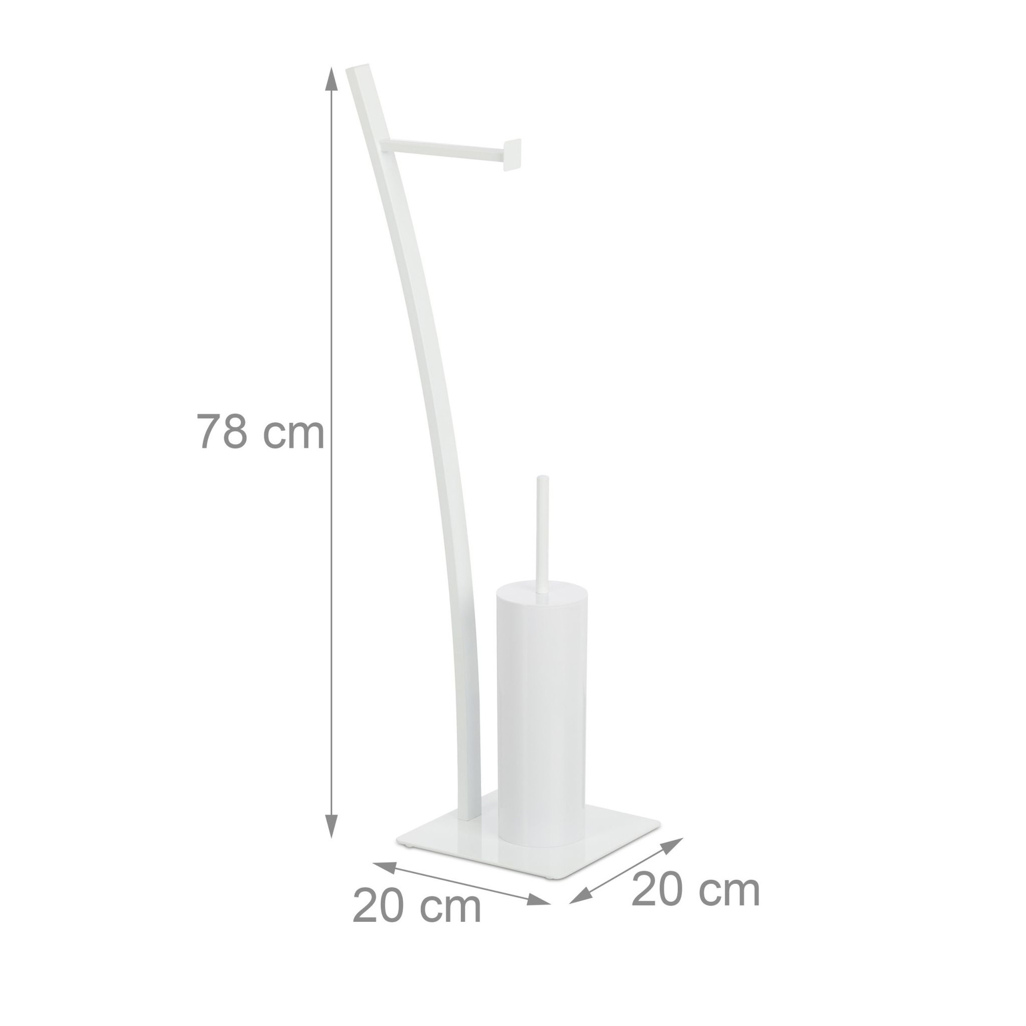 Chaise de WC blanche