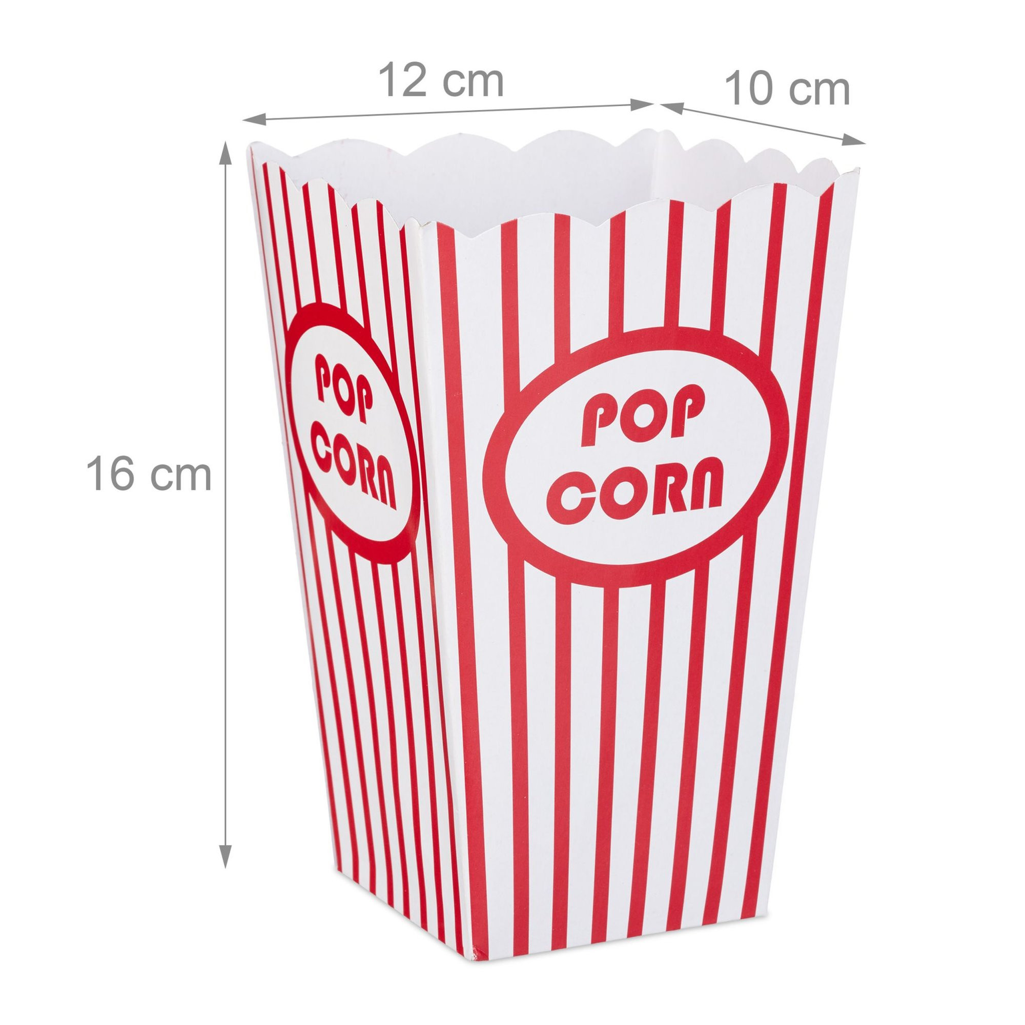 Tasses à popcorn 48 pièces