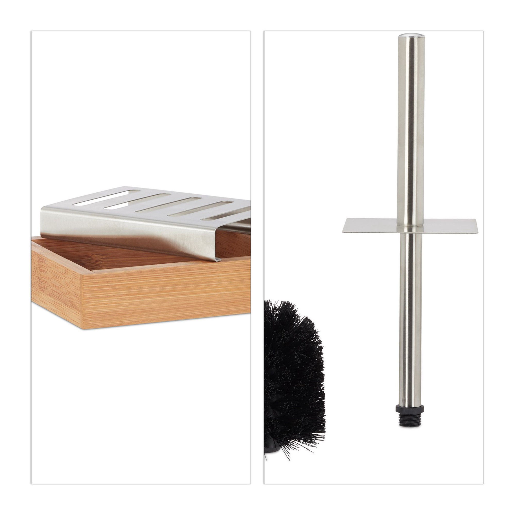 Conjunto de banheiro bambu 6 peças