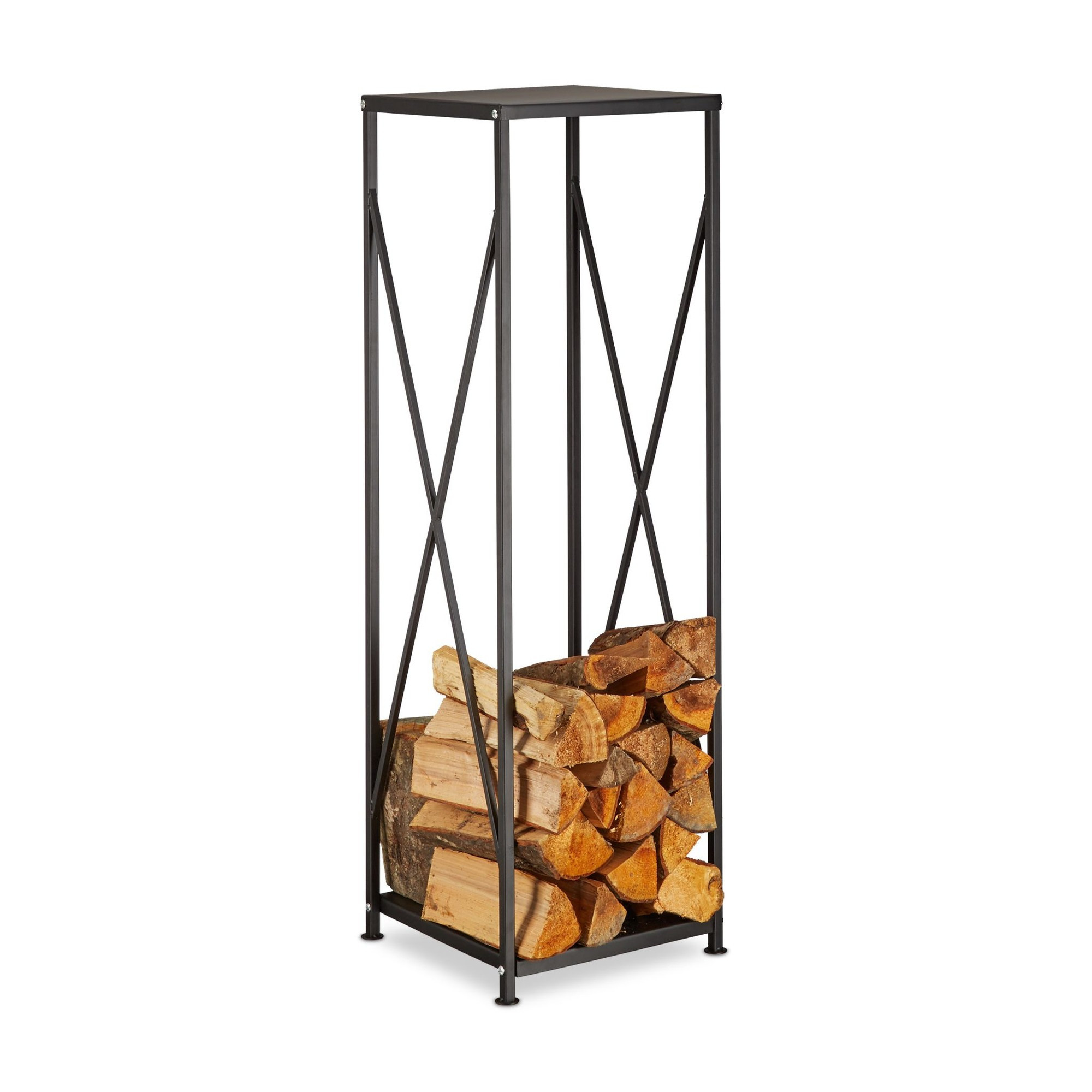 Support à bois en acier