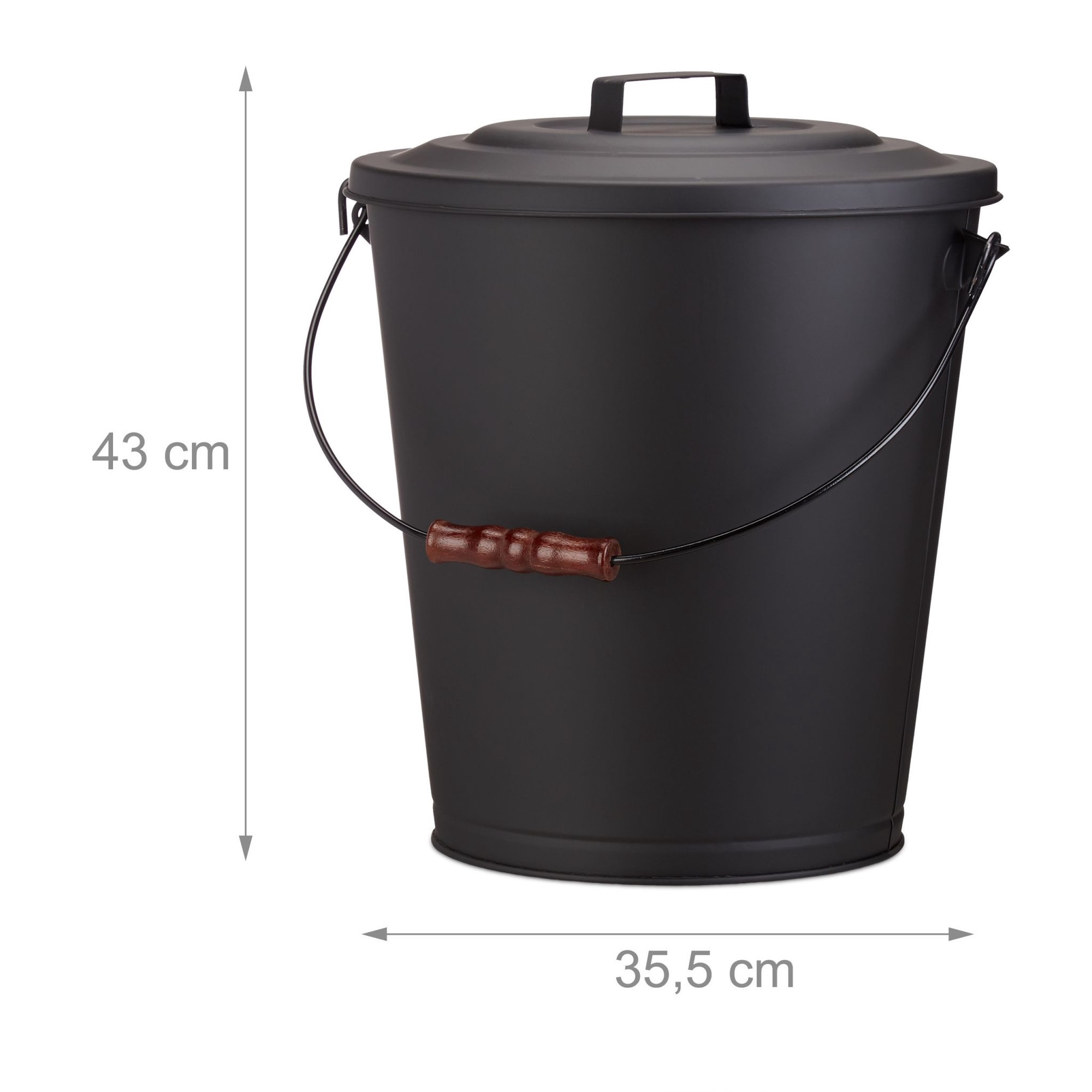 Cendrier avec couvercle 24 l