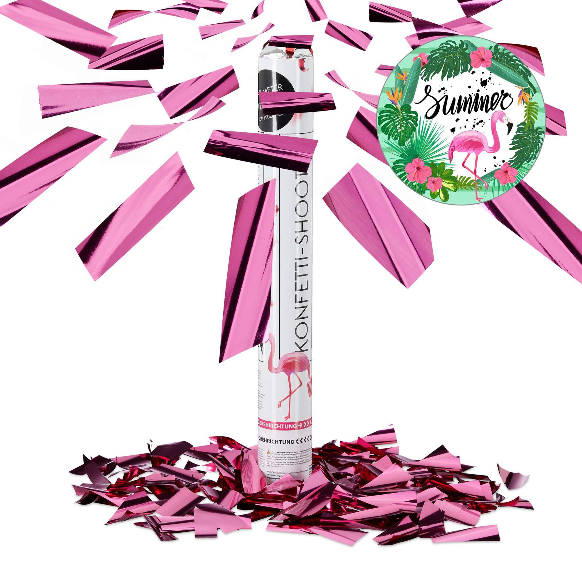 Confettikanon roze