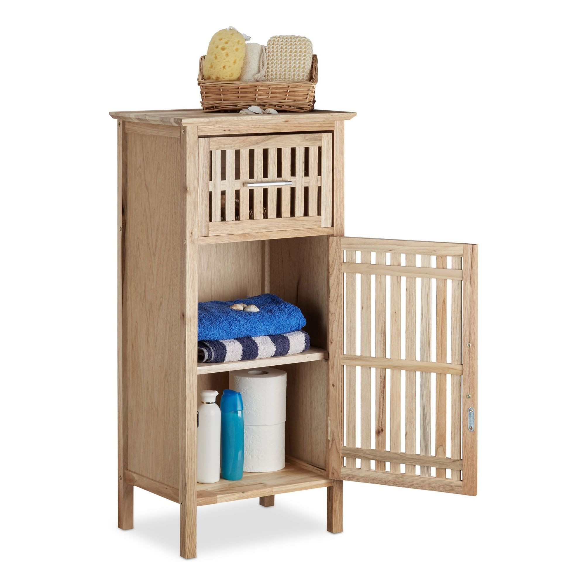Bathroom cabinet Walnut Freestanding