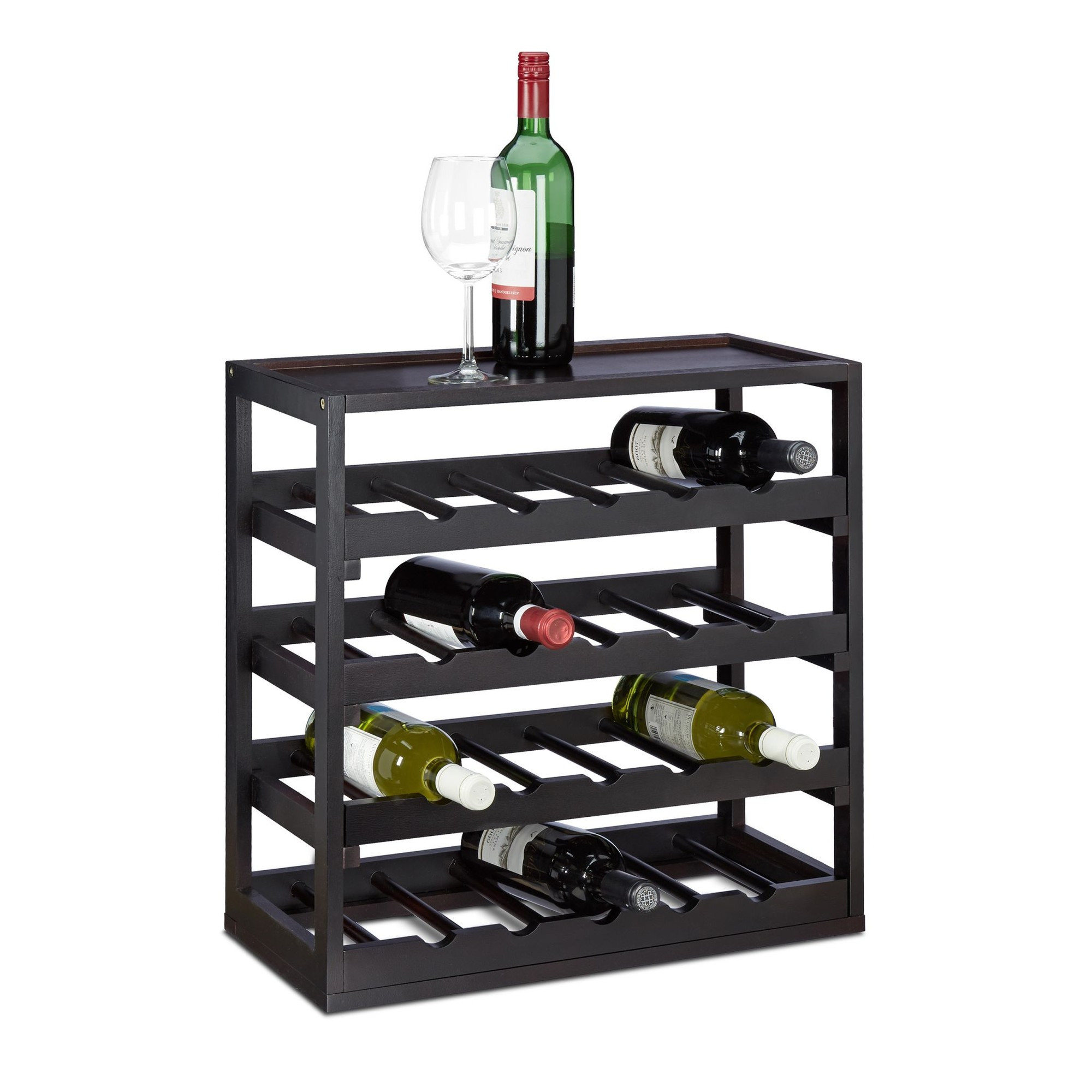 Botellero de madera