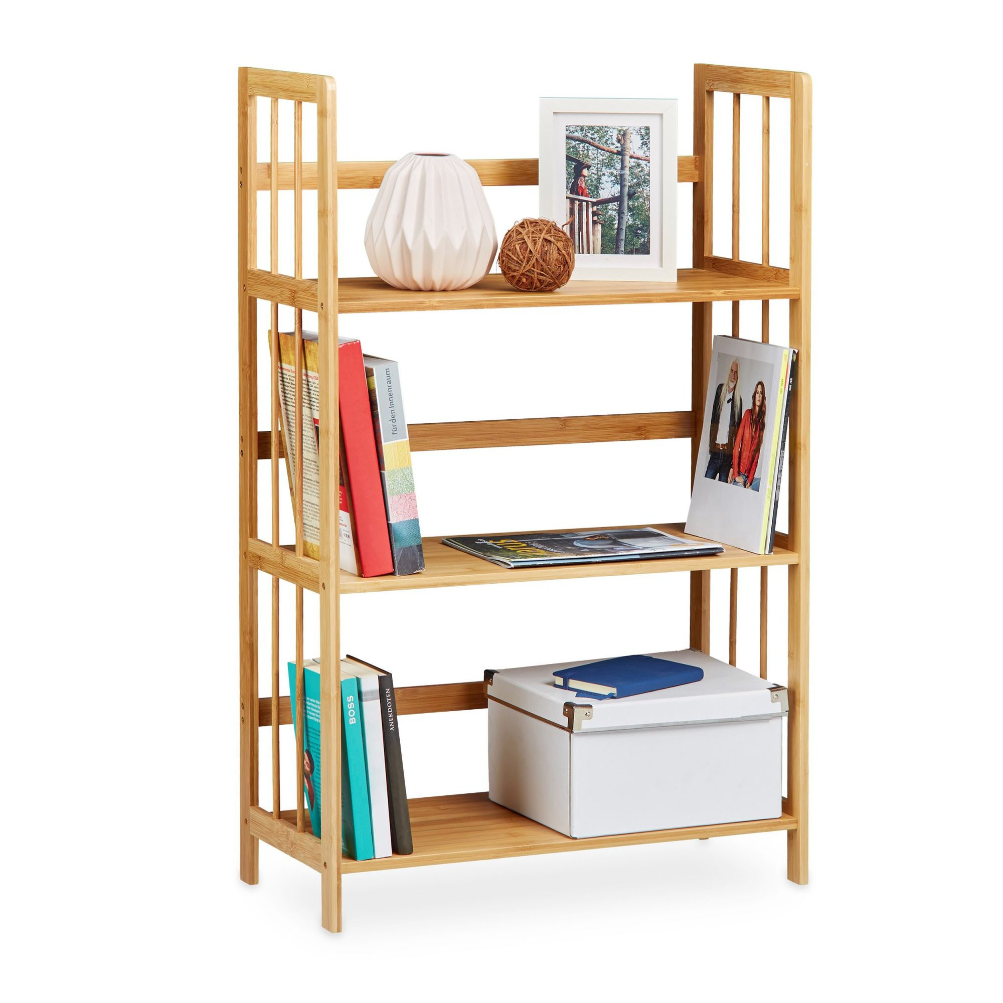 Floor shelf bamboo