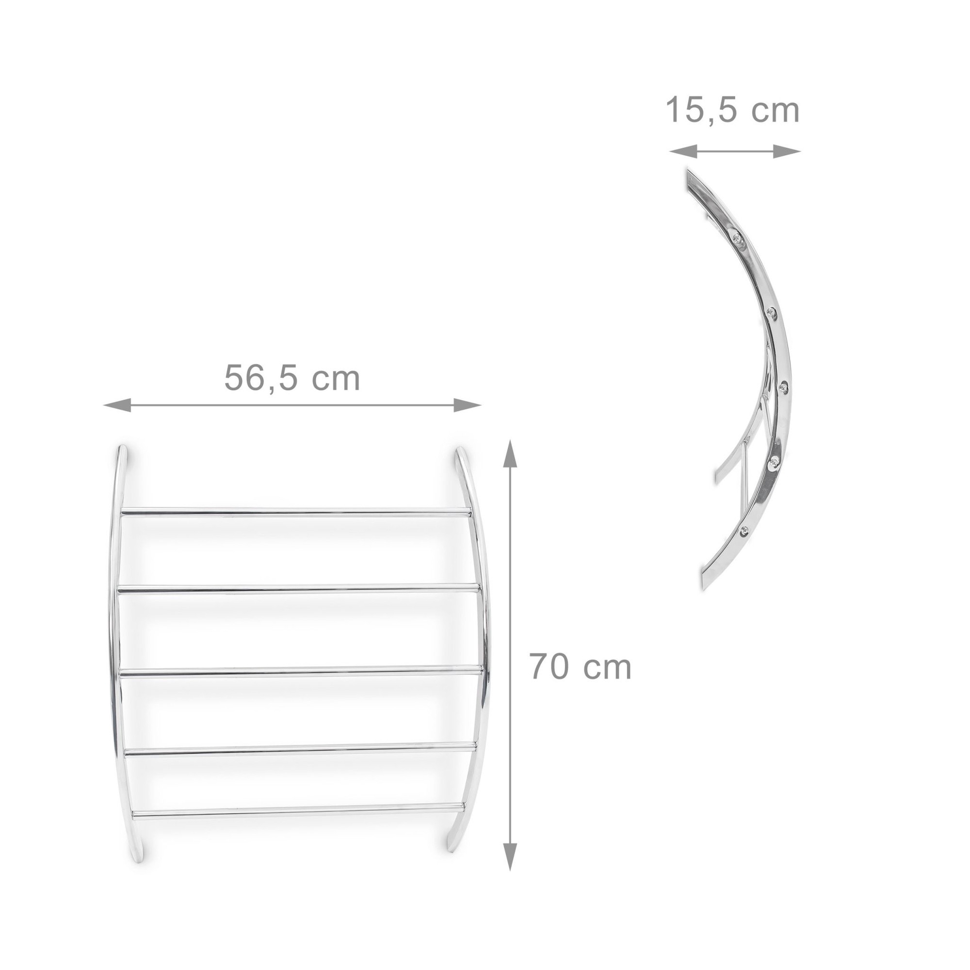 Porte-serviettes à 5 barres