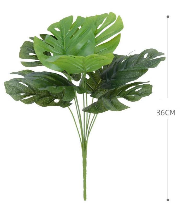 Turtle back leaves simulate green plants-36cm
