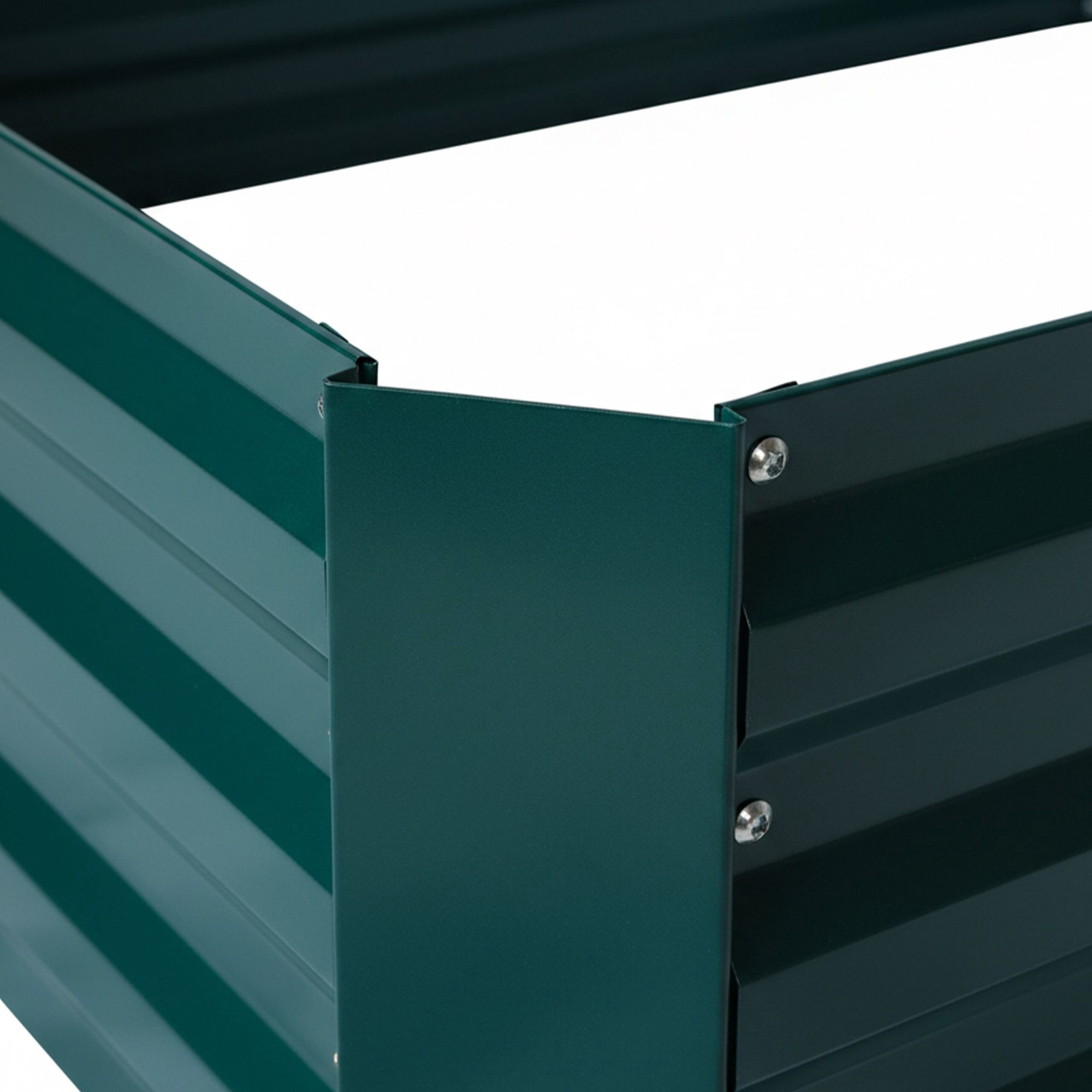Jardinera rectangular de metal galvanizado – Jardinera elevada