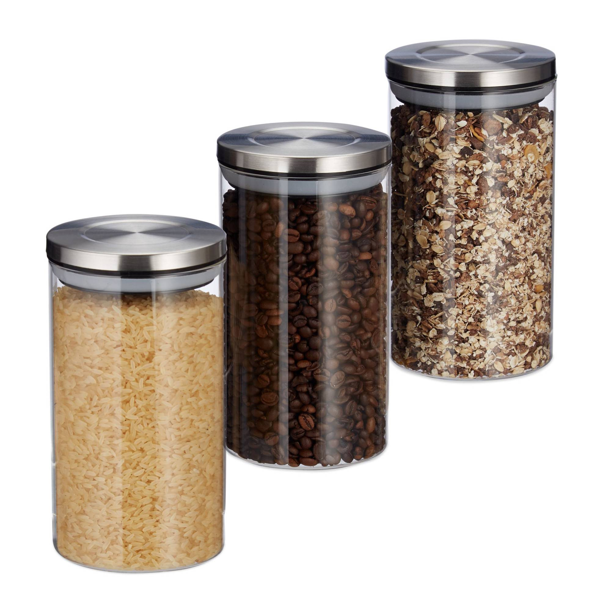 3 pots de conservation 1000 ml