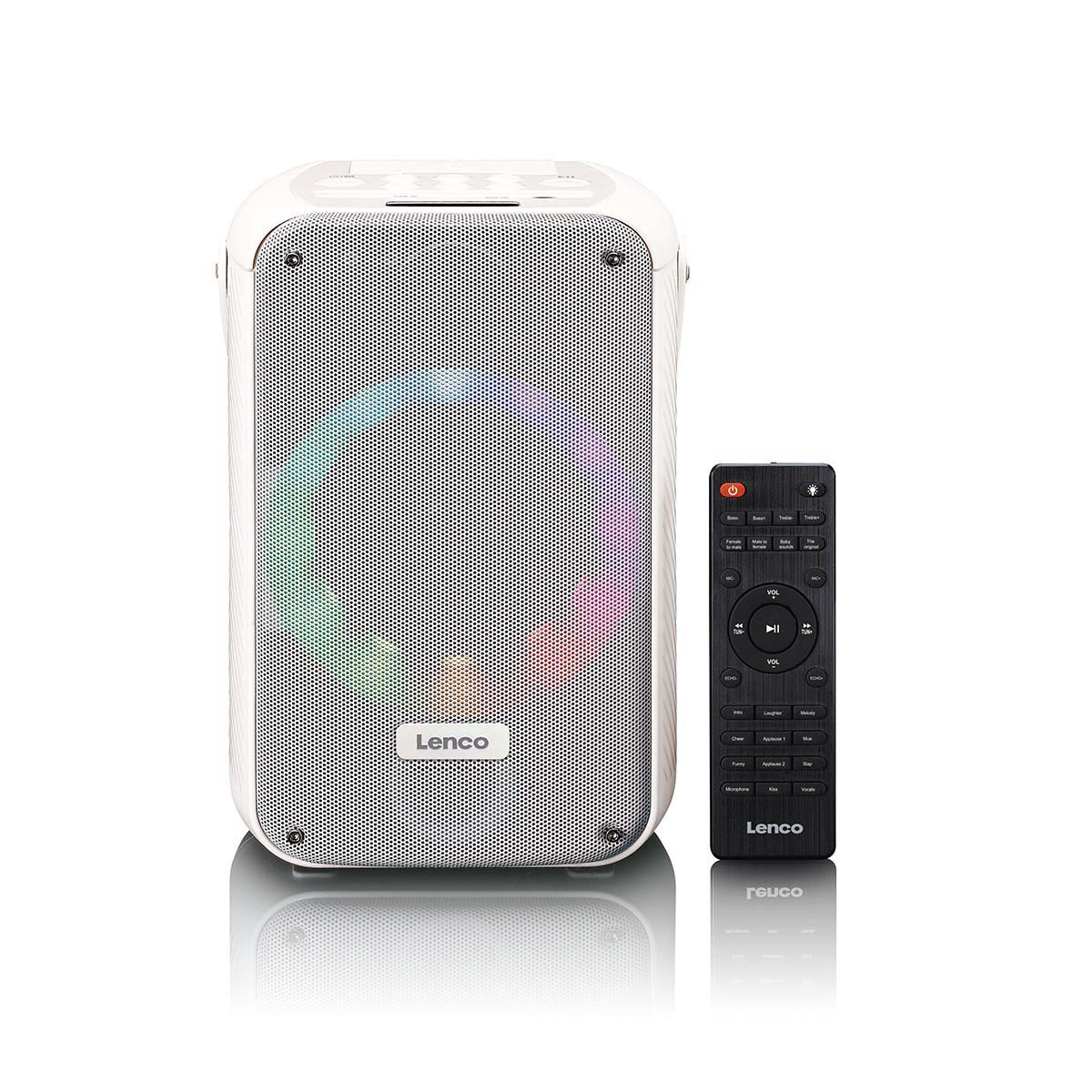 Bluetooth Karaoke System with Wireless Mic and LED Lights